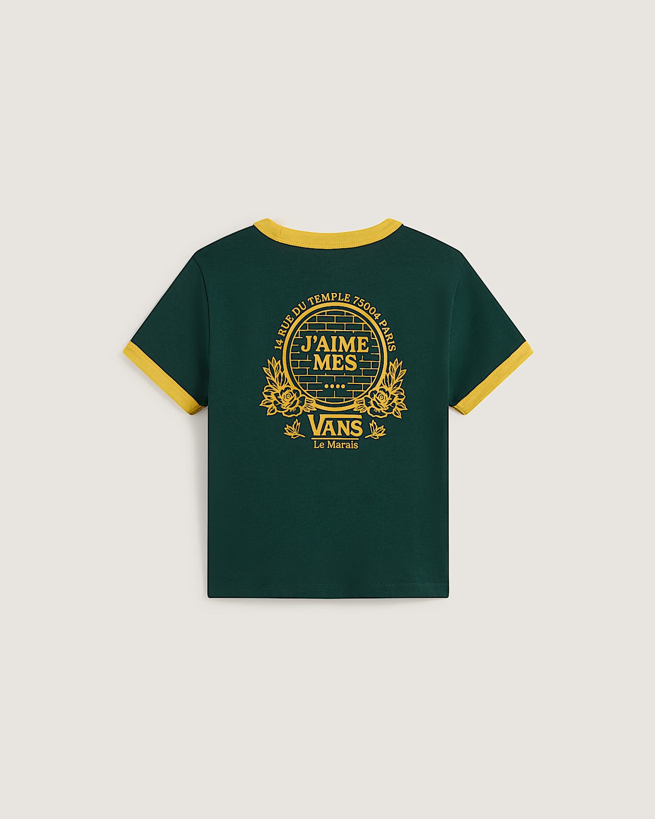 Tshirt ringer Le Marais Mur VANS Vert ALT1