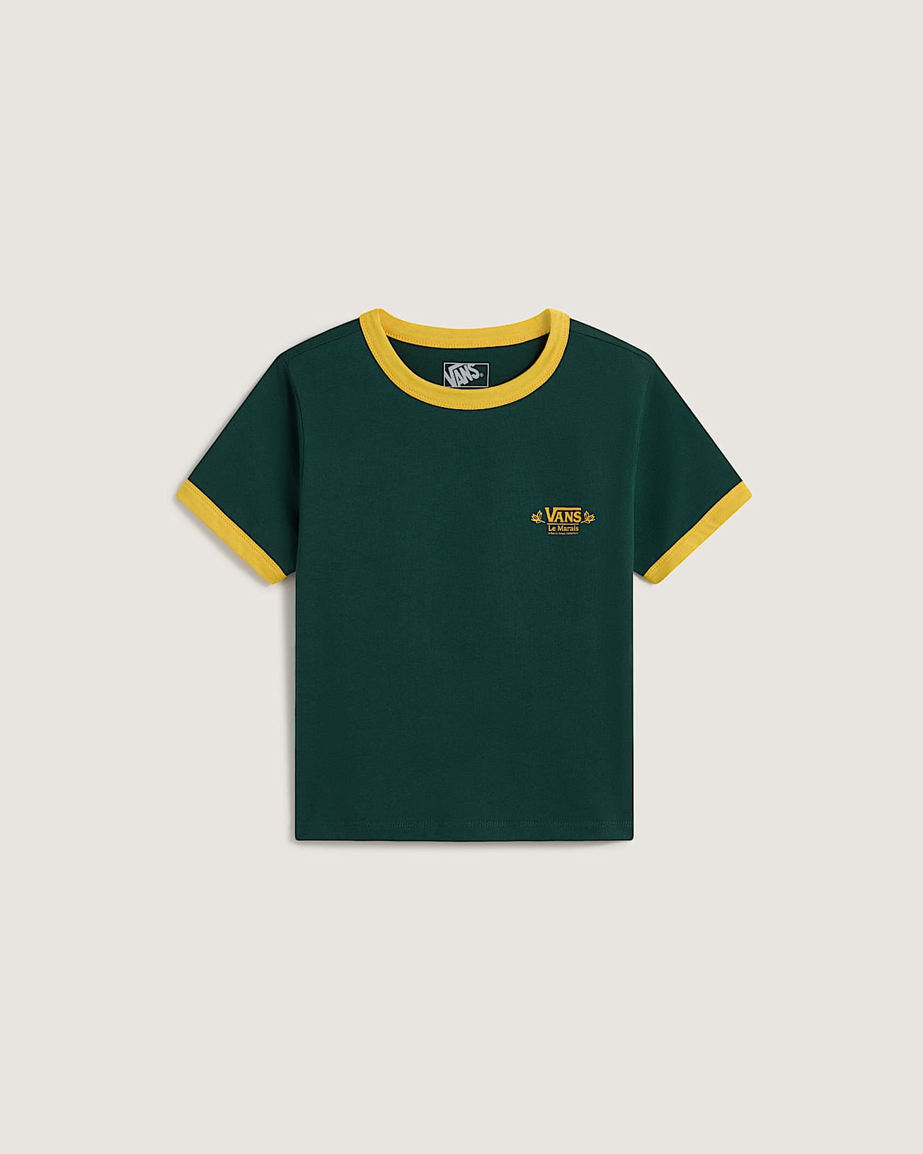 Tshirt ringer Le Marais Mur VANS Vert HERO