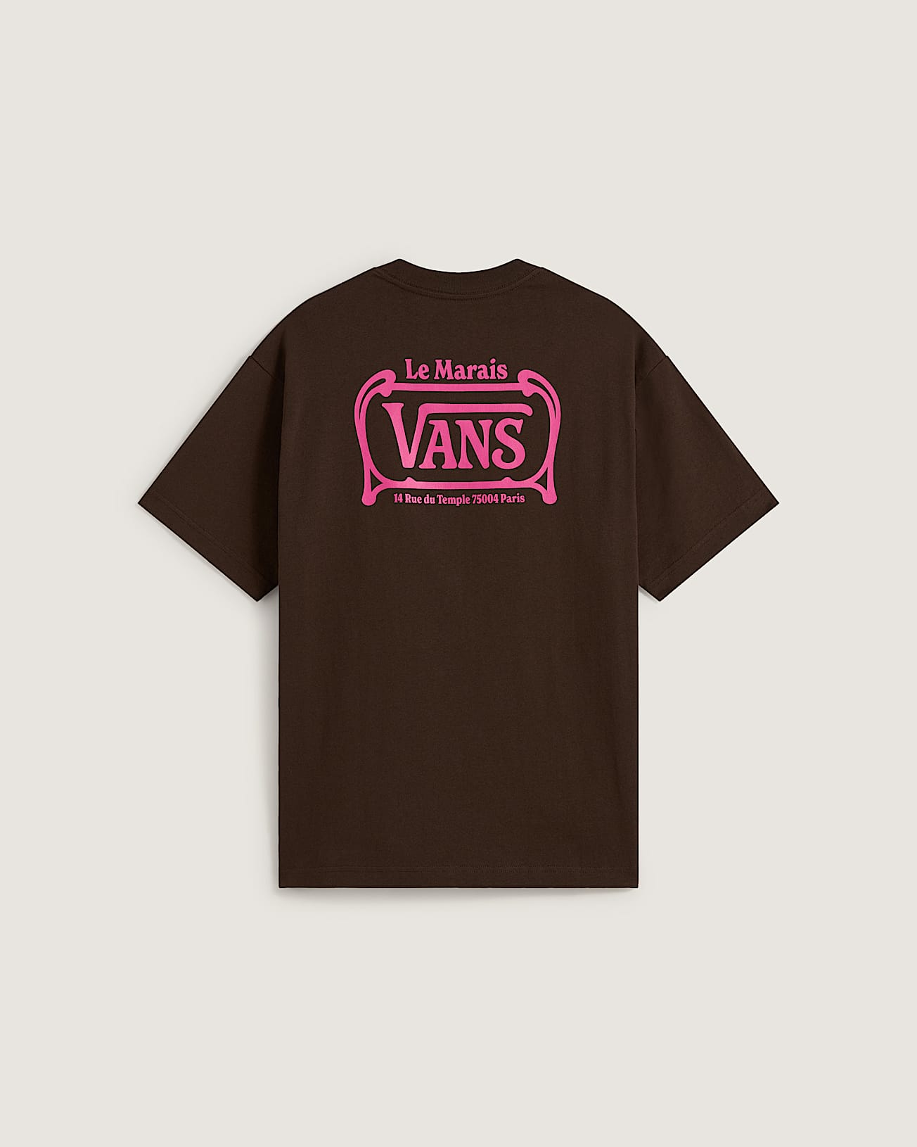 Tshirt Le Marais Paname VANS Marron ALT1