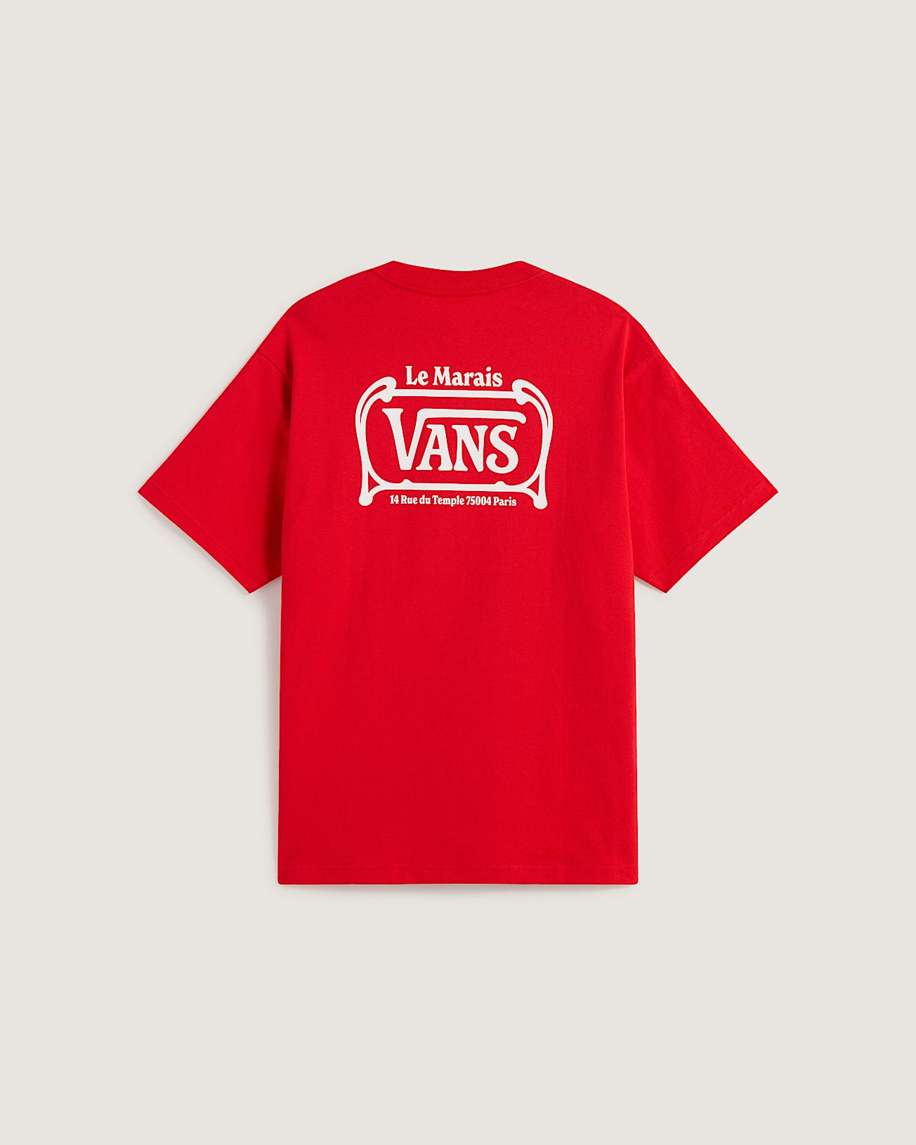 Tshirt Le Marais Paname VANS Rouge ALT1