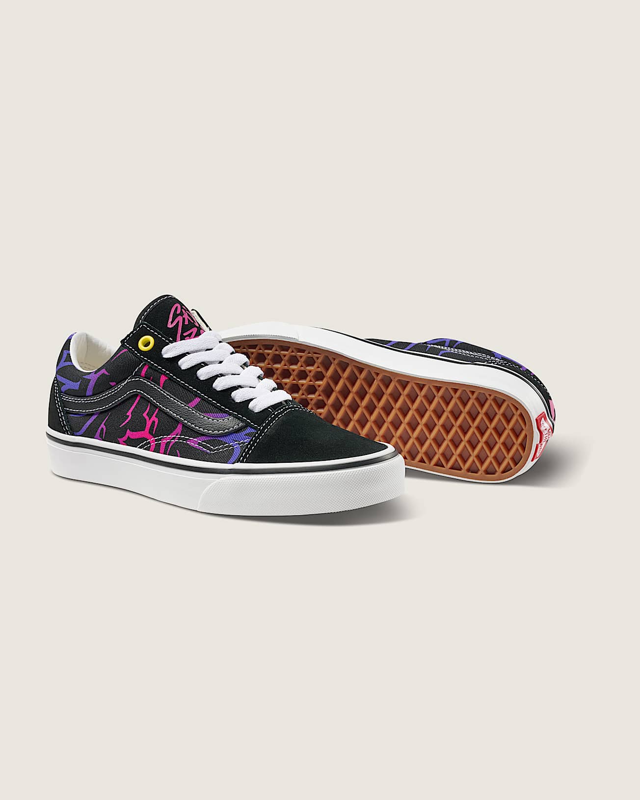 Scarpe Old Skool KPop Demon Hunters VANS NeroRosa ALT5
