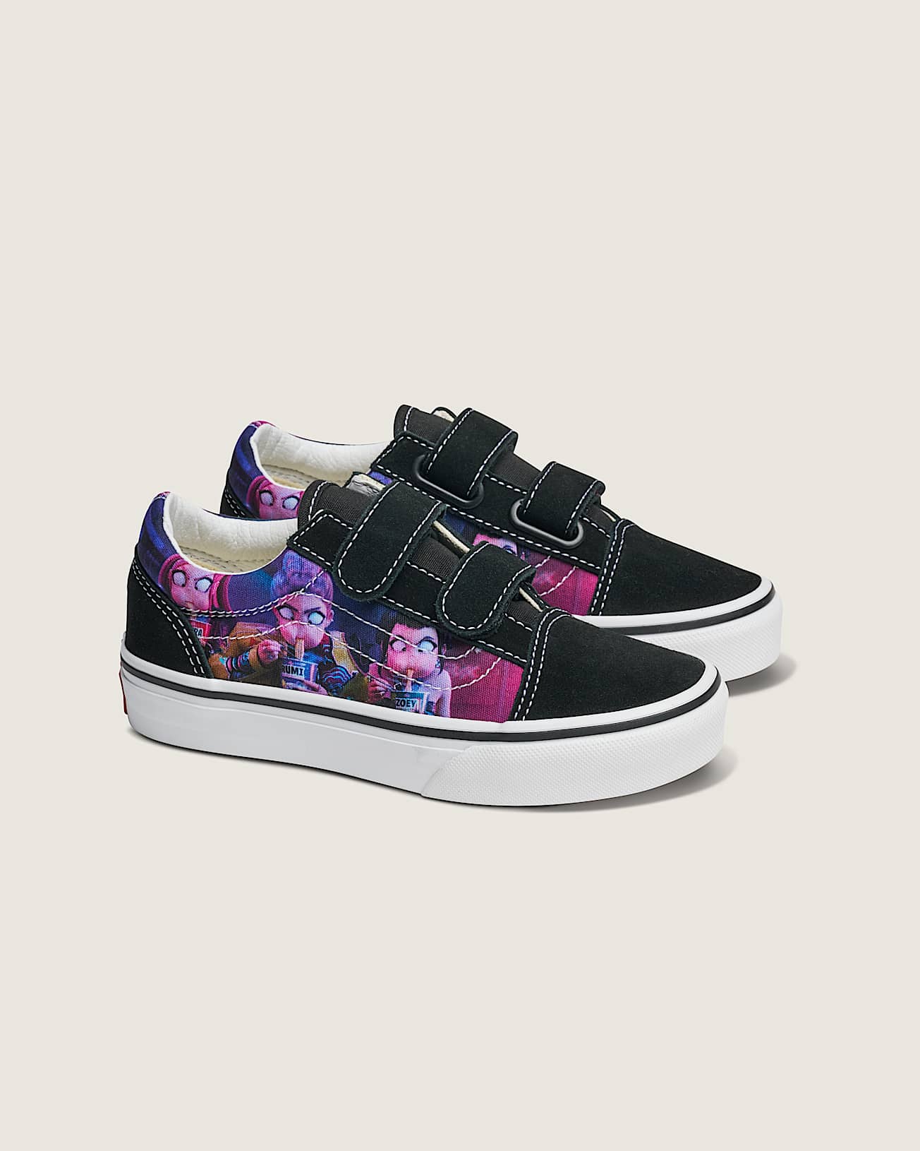 Kids Old Skool KPop Demon Hunters Shoes 48 years VANS Purple ALT1