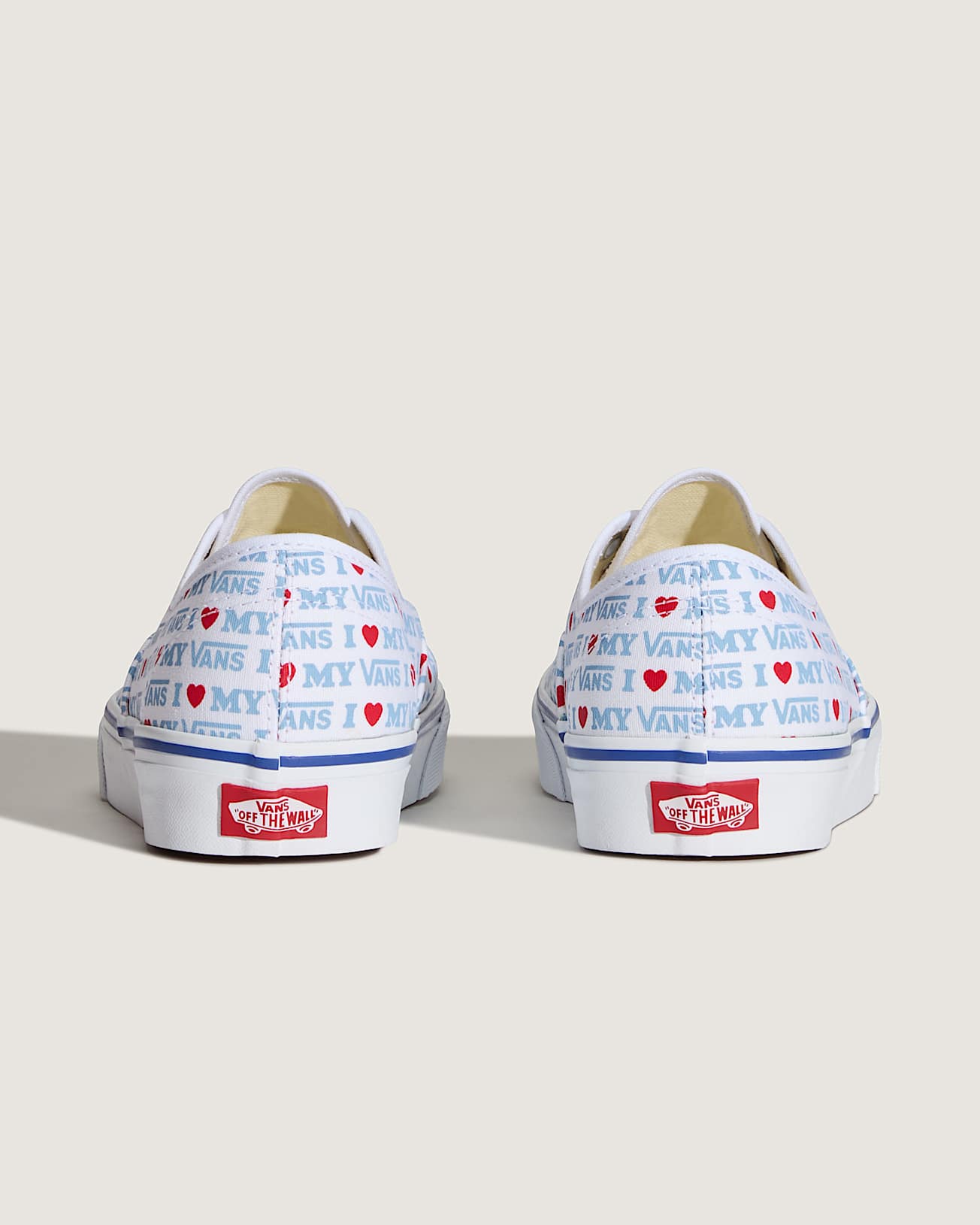 I Love My Vans Authentic Shoes VANS White ALT3