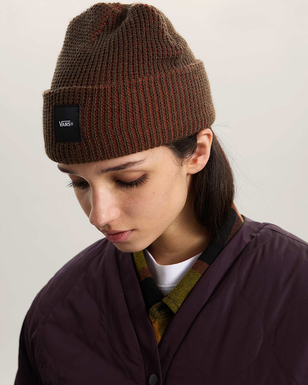 Bonnet Vans Waffle Cuff VANS Orange ALT3