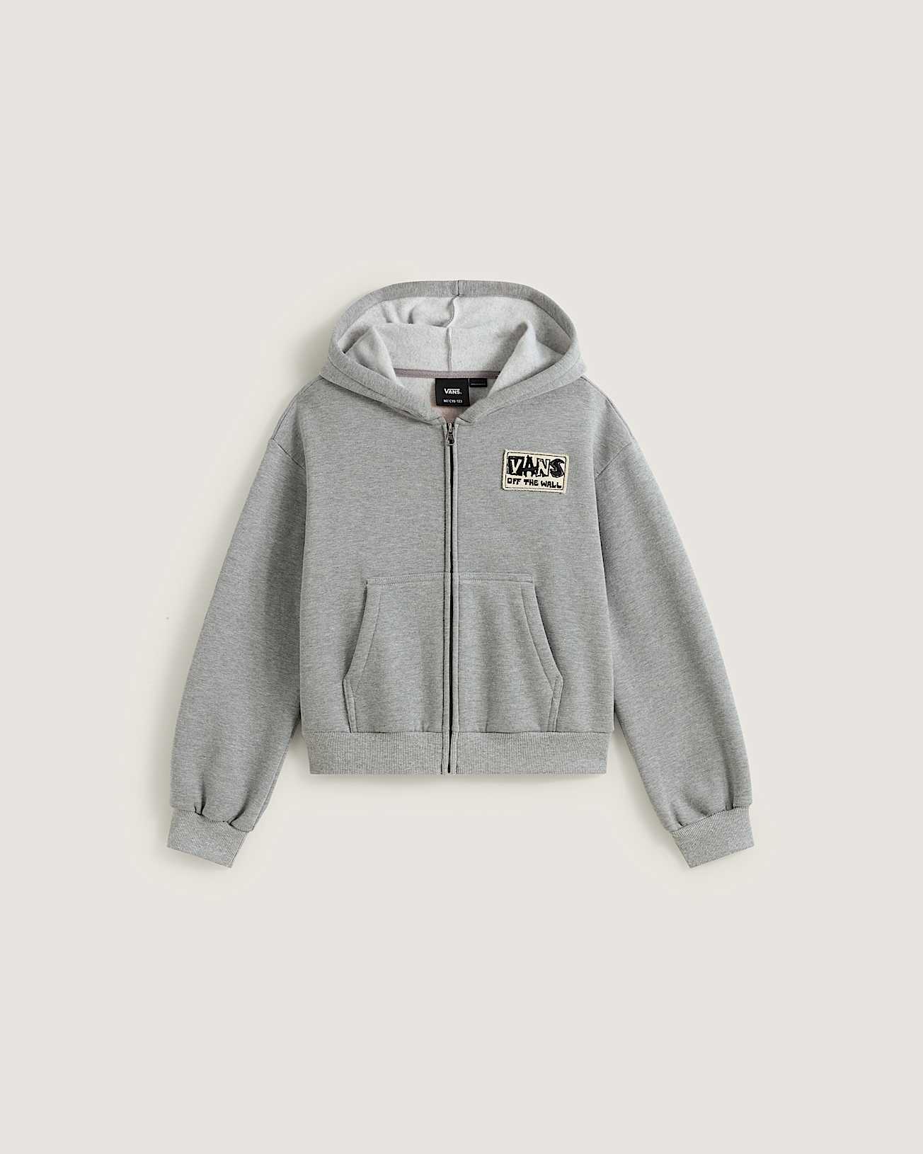 Sweat  capuche zipp VanArchy Enfant 814 ans VANS Gris HERO