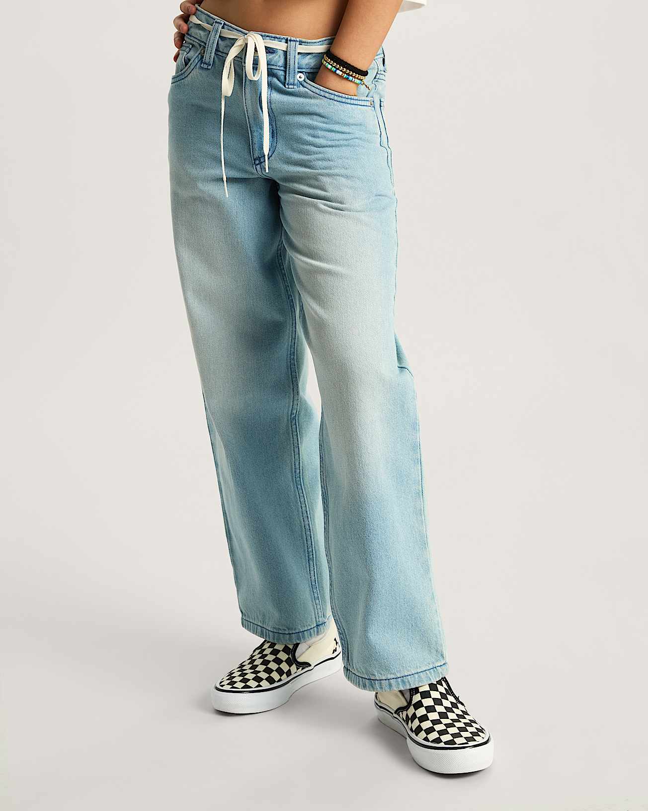 Kinder Sirelle Puddle Hose 814 Jahre VANS Blau ALT2