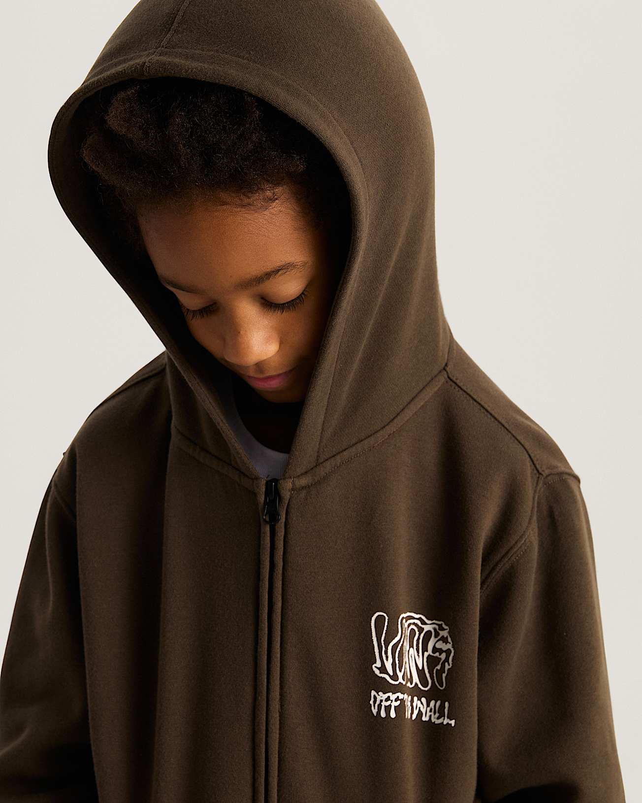 Sweat à capuche zippé Rippled Enfant - 7