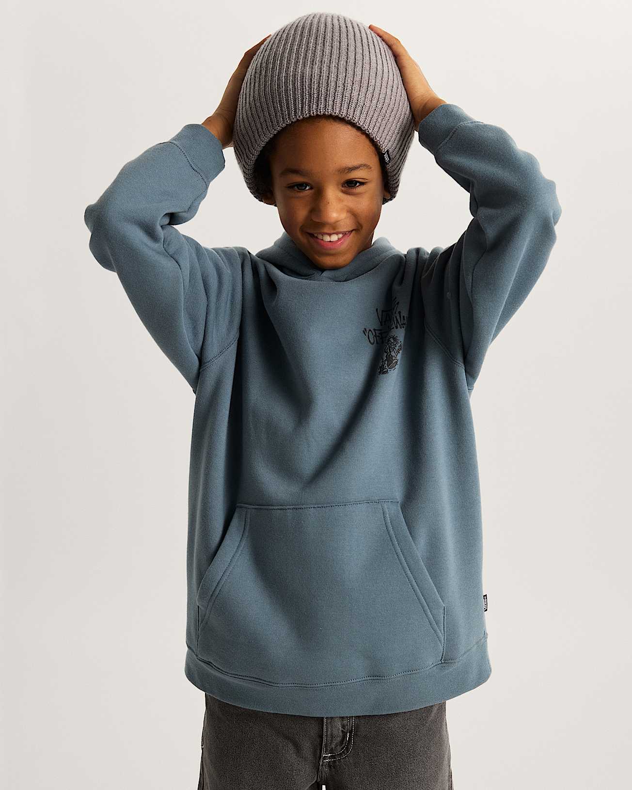 Kids Let Loose Hoodie 814 years VANS Grey ALT2