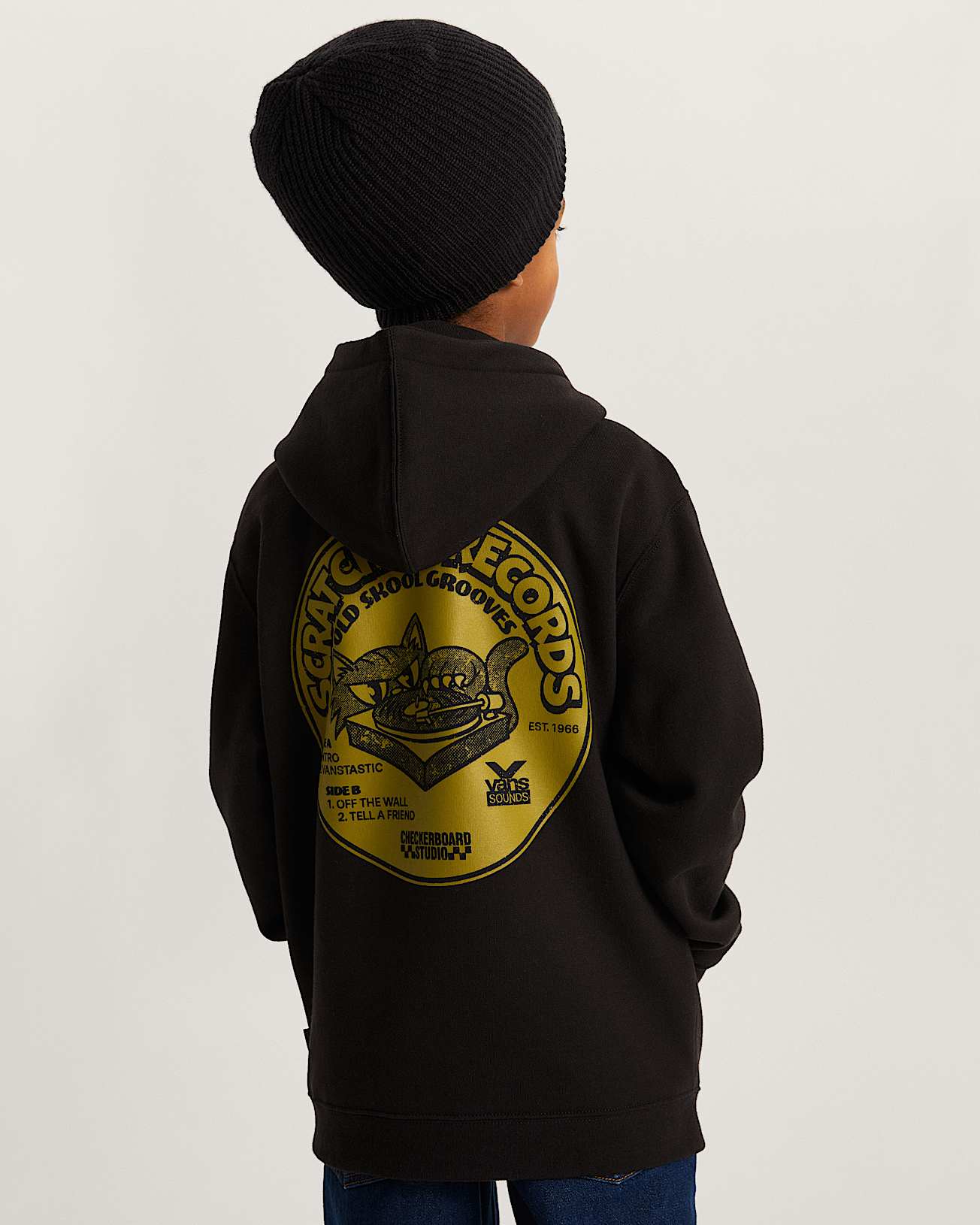 Sweat à capuche Scratched Records Enfant (8-14 ans) - 4