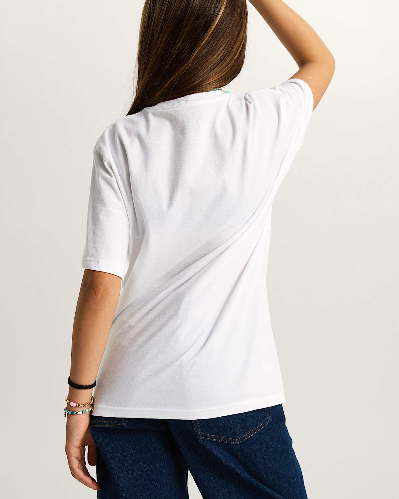 Tshirt Star Checker Enfant 814 ans VANS Blanc ALT3