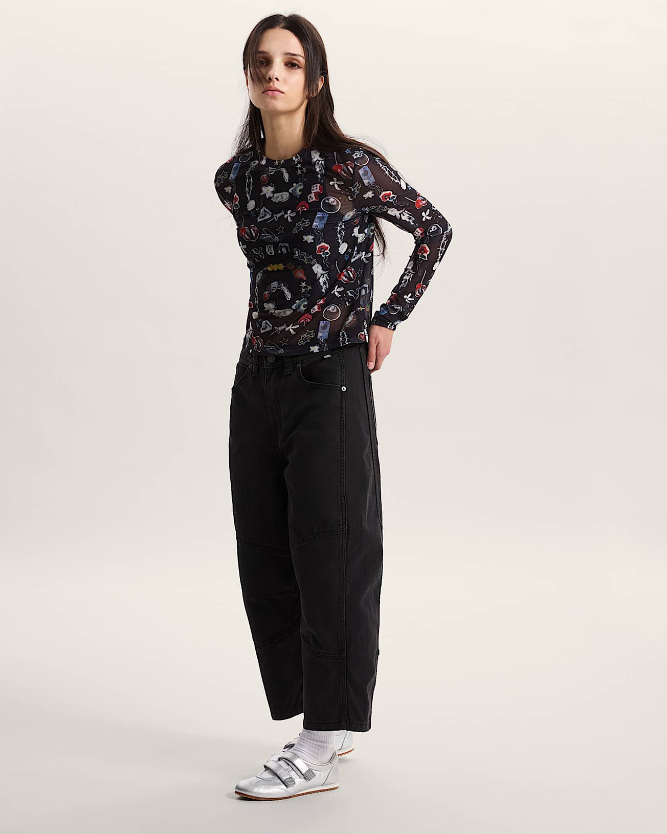 Ludlow Langarmshirt aus Netzstoff - 6