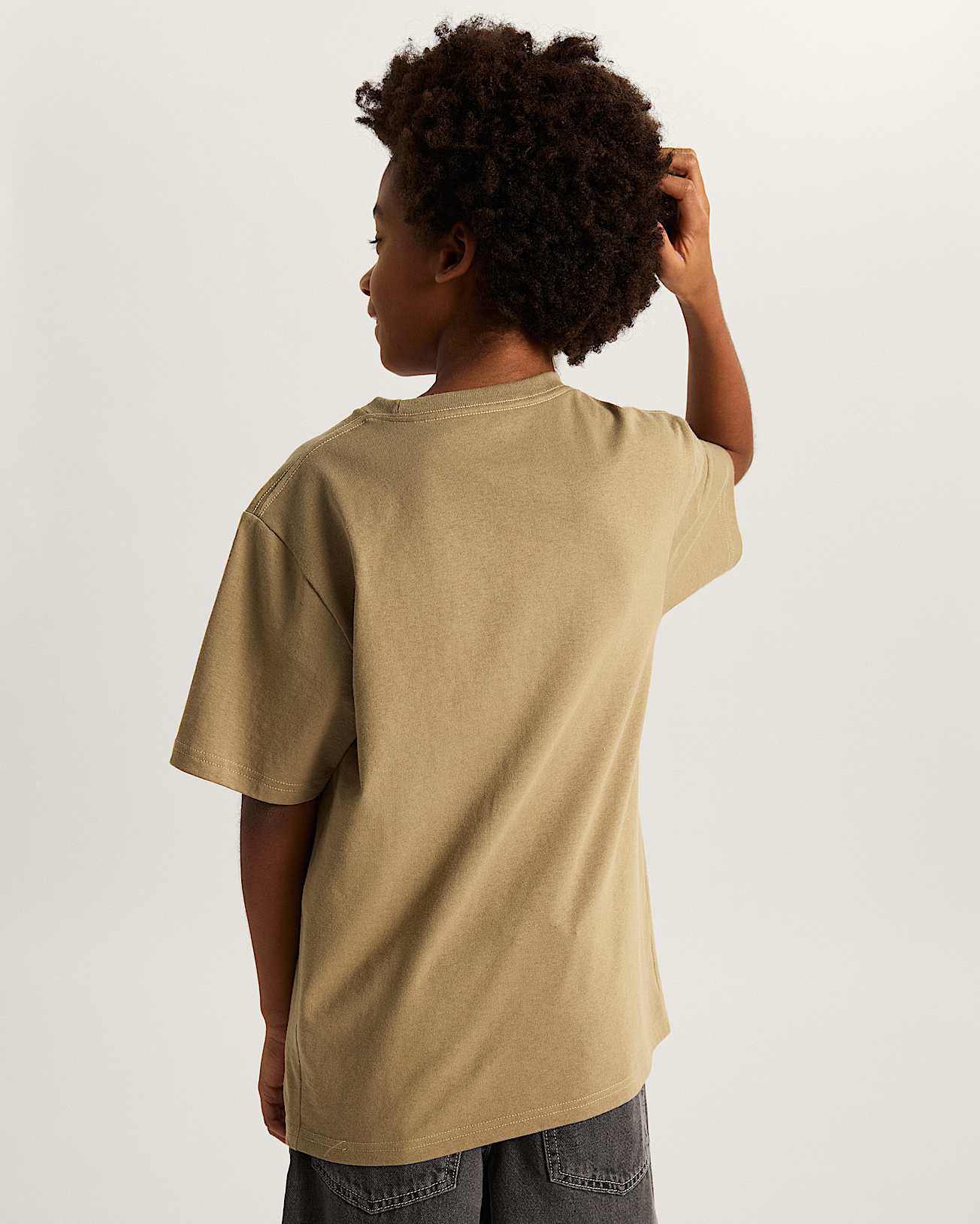 Kids Happy Spike TShirt 814 years VANS Brown ALT3