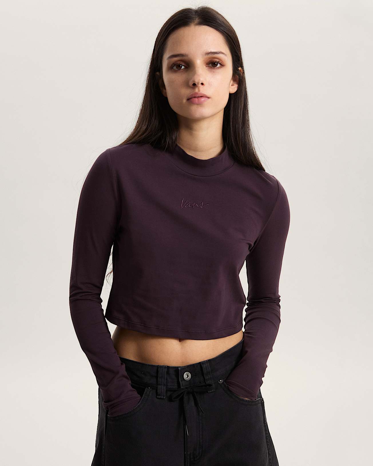 Script Mini Mock TShirt VANS Blau ALT2