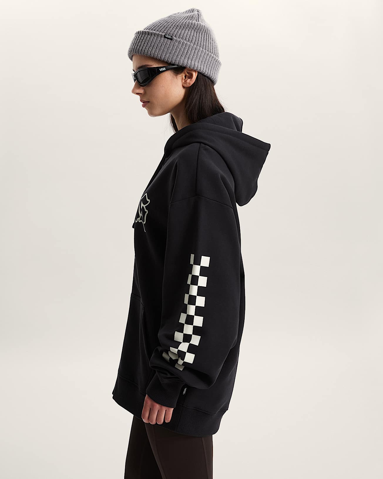 Tour Os Hoodie mit Reiverschluss VANS Schwarz ALT4