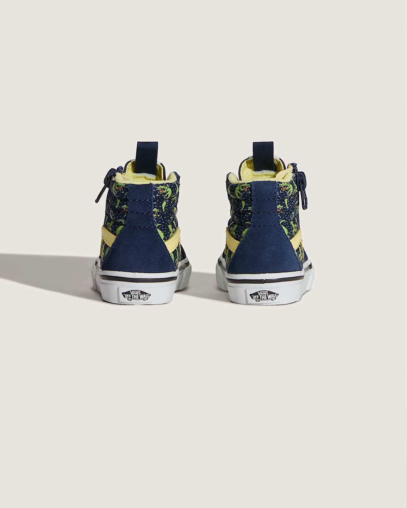 SK8Hi Reissue Side Zip Glow Croc NAVYYELLOW VANS Blue ALT3