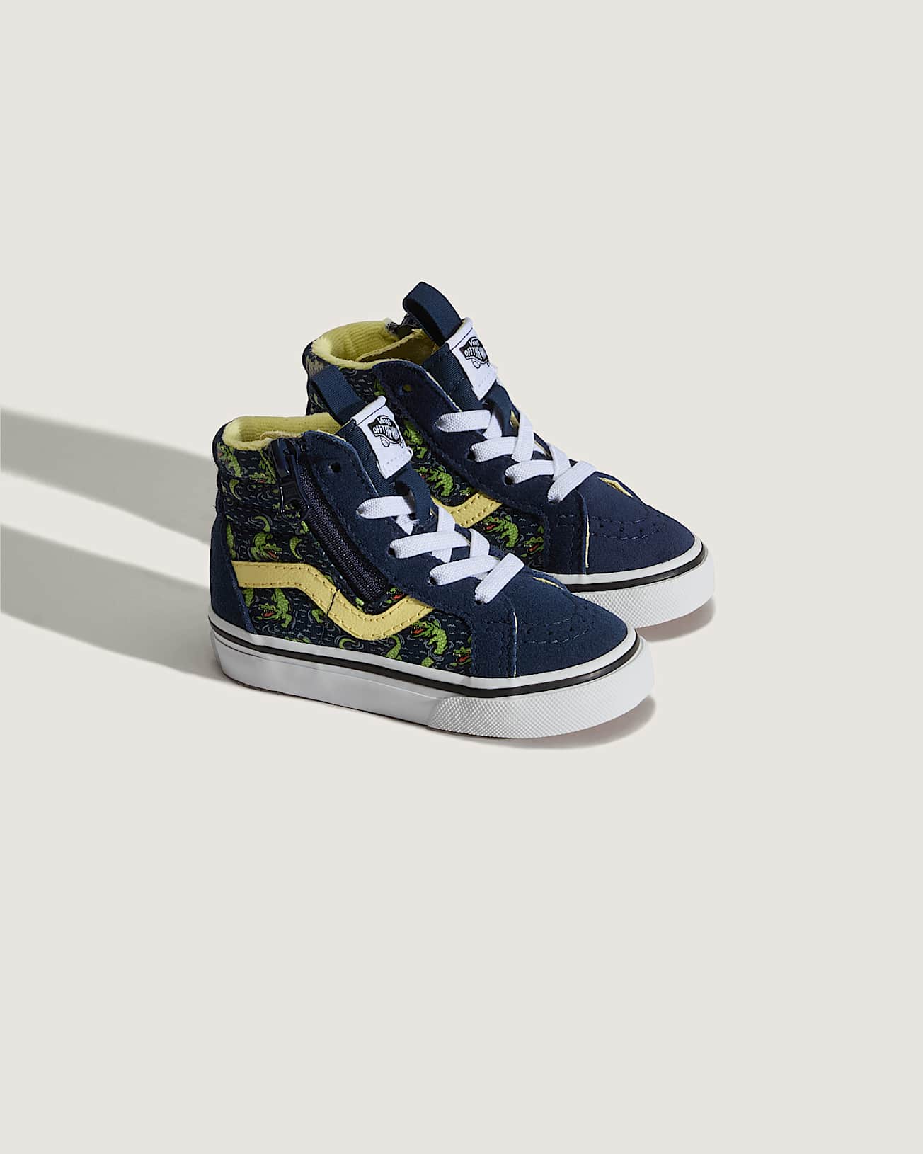 SK8Hi Reissue Side Zip Glow Croc NAVYYELLOW VANS Blue ALT1