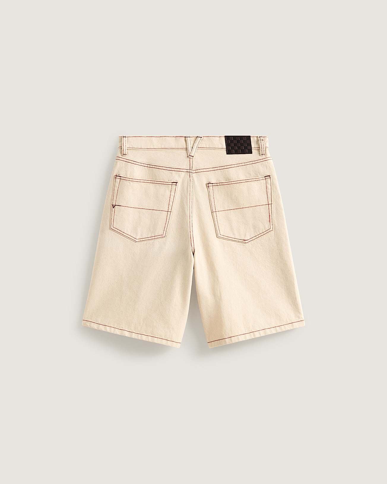 Pantalones cortos denim de corte holgado Check5 VANS Blanco ALT1