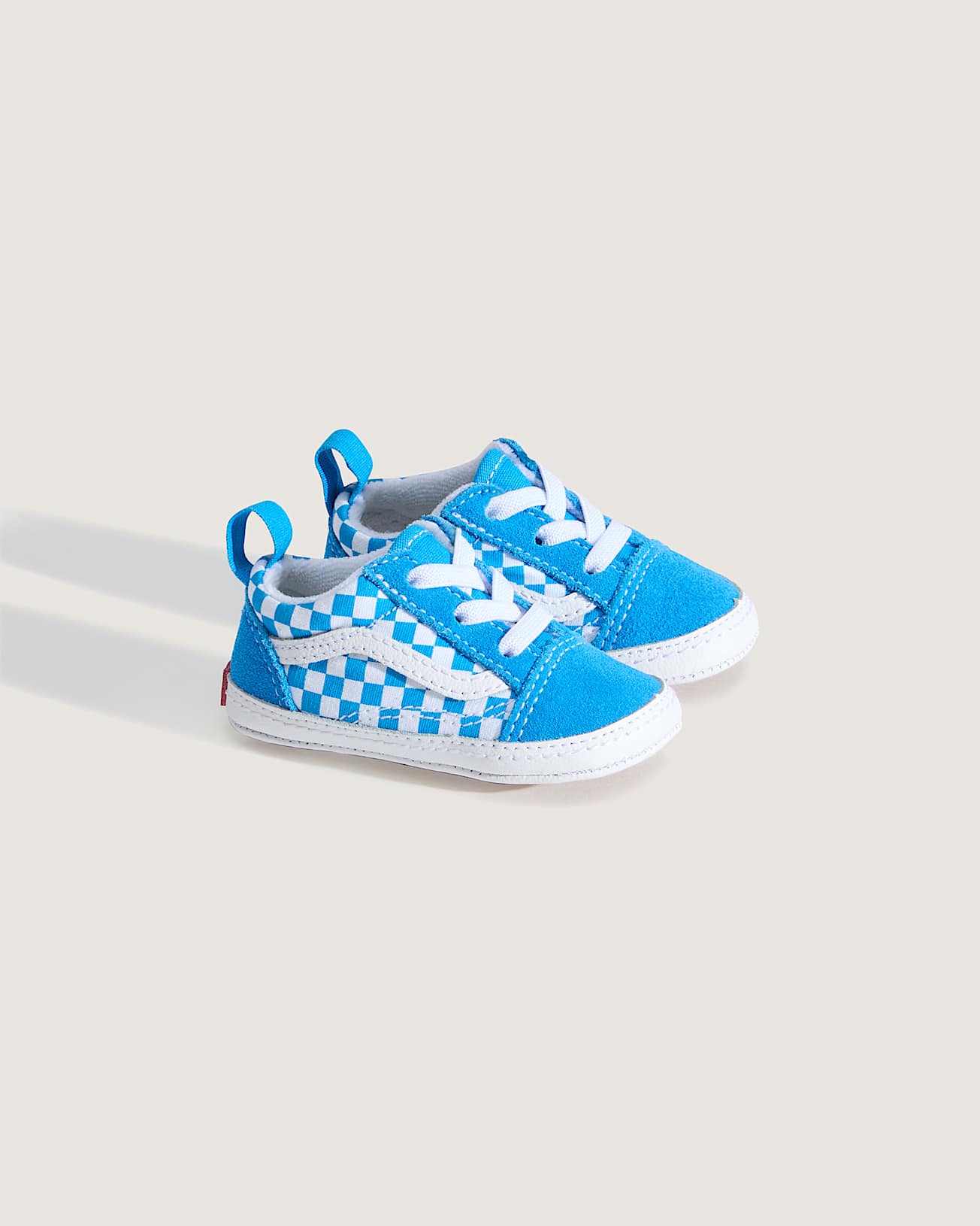 Infant Old Skool Crib Checkerboard Shoes 01 Years VANS Blue ALT1