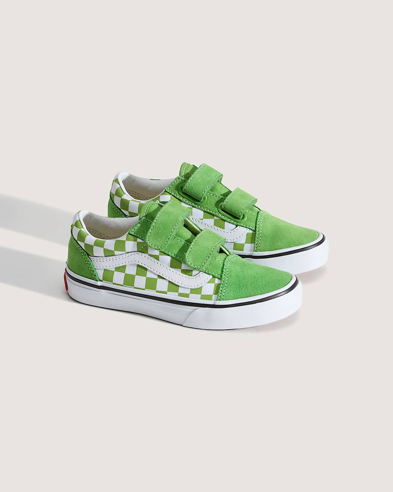Chaussures Old Skool V Checkerboard Enfant 48 ans VANS Vert ALT1