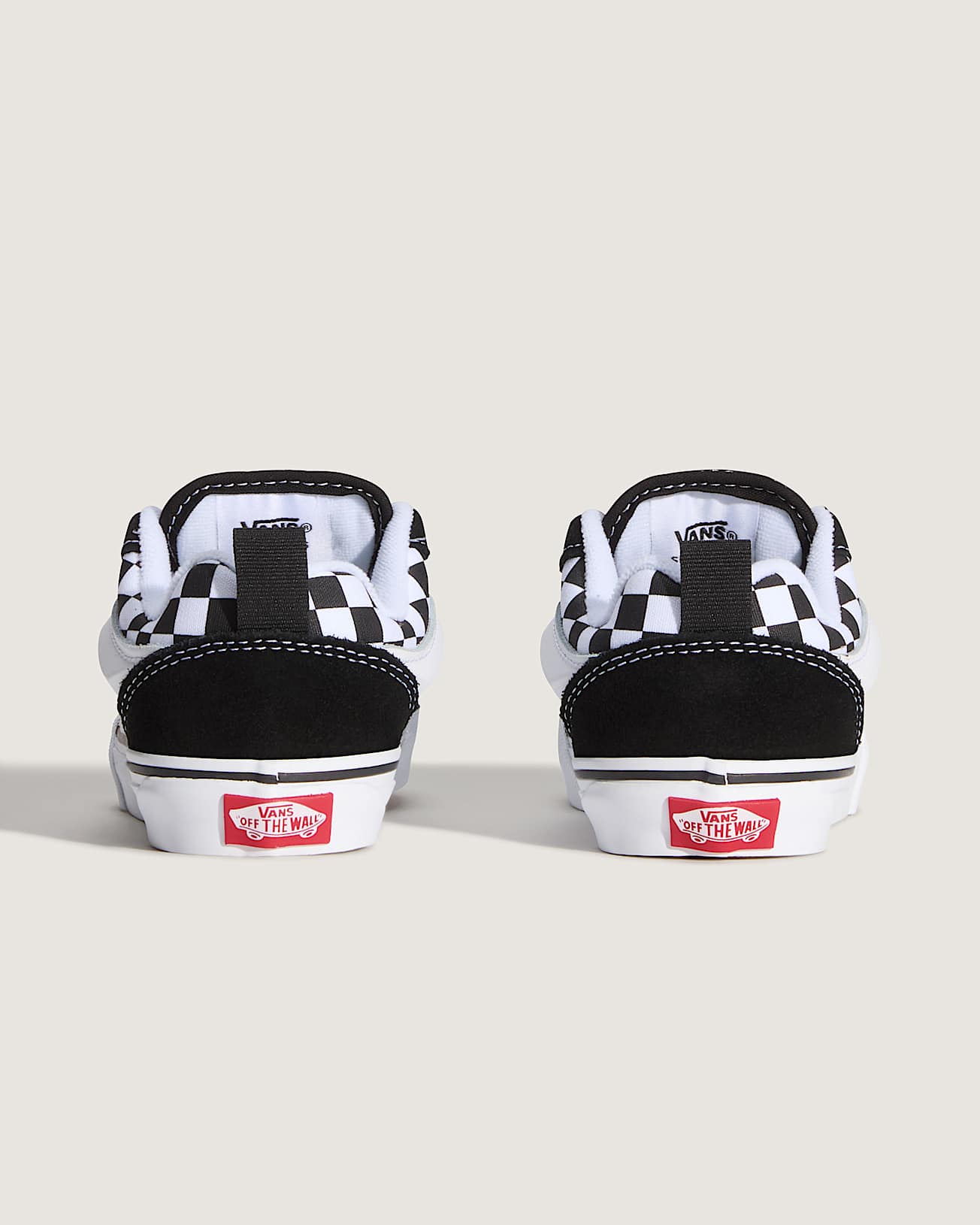 Tnis Knu Skool Checkerboard para criana 48 anos VANS Preto ALT3