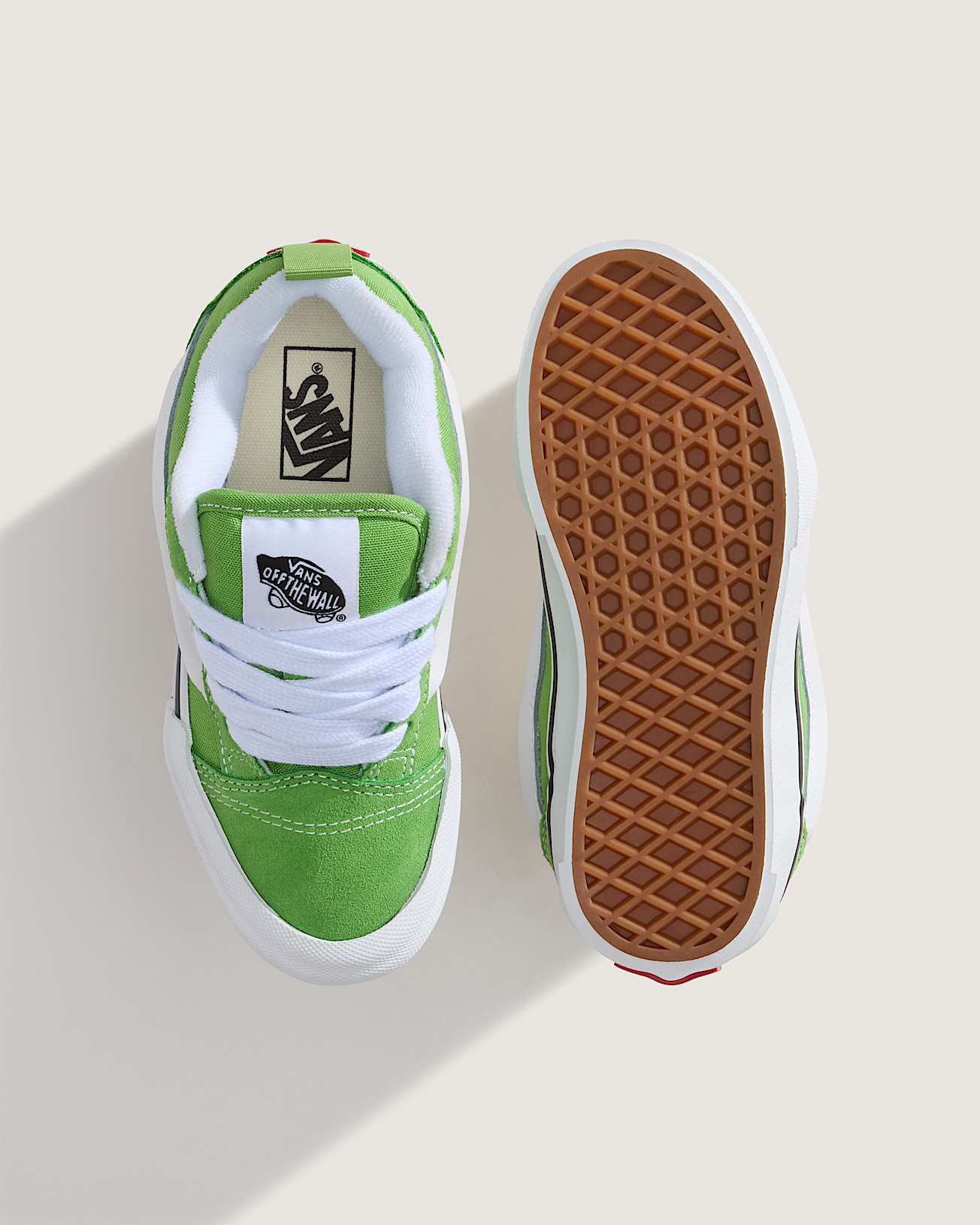 Tnis Knu Skool para criana 48 anos VANS Verde ALT2