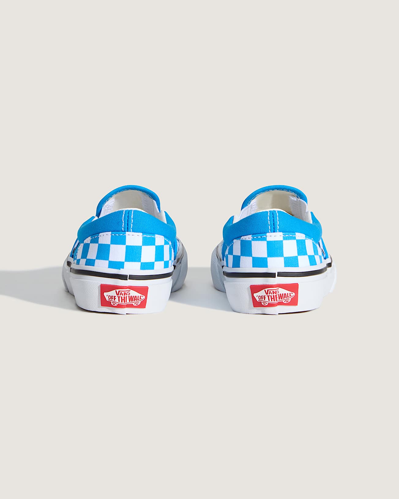 Kids Classic SlipOn Checkerboard Shoes 48 Years VANS Blue ALT3