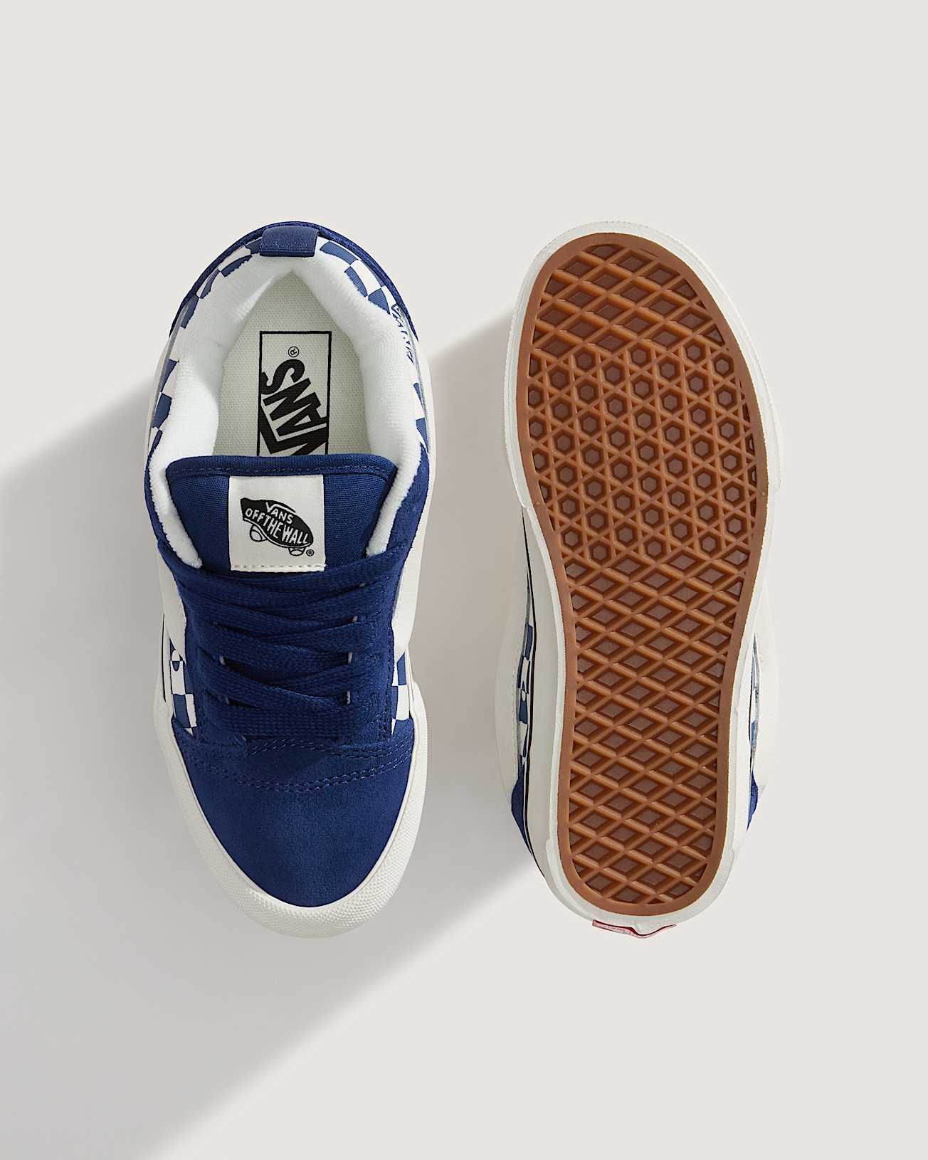 Knu Skool GEO CHECK INDIGO VANS Blue ALT2