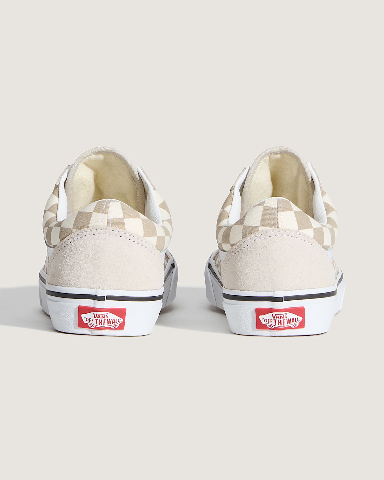 Old Skool Checkerboard Schuhe VANS Beige ALT3