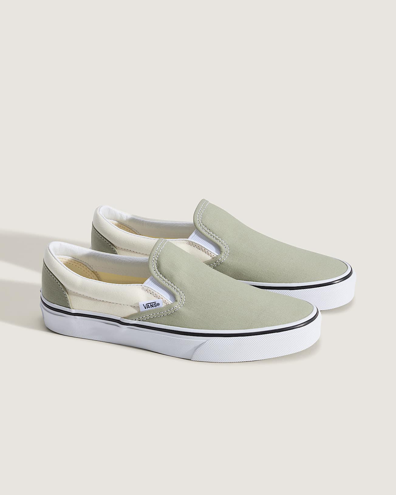 Chaussures Classic SlipOn VANS Beige ALT1