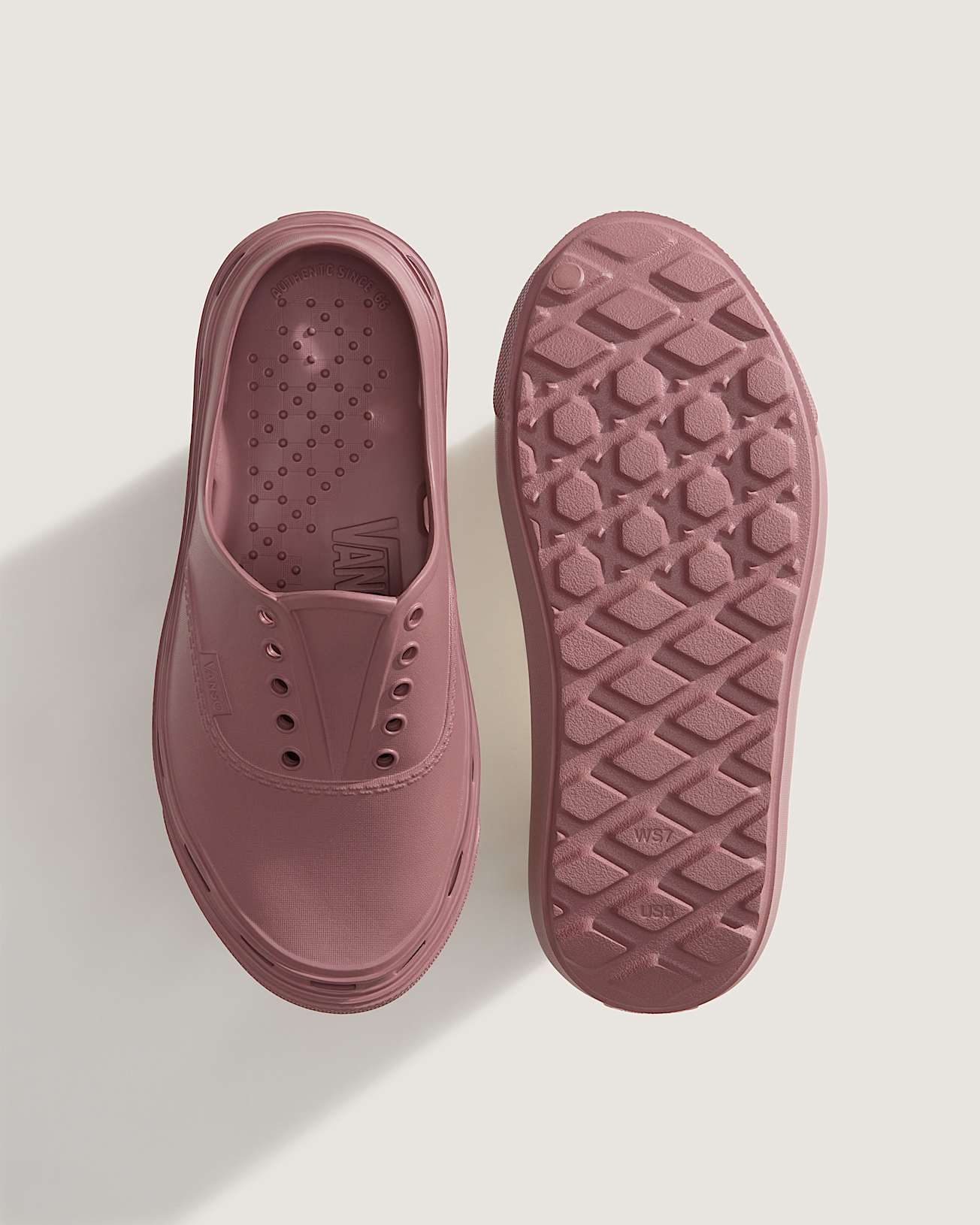Mules en mousse Authentic VANS Rose ALT2