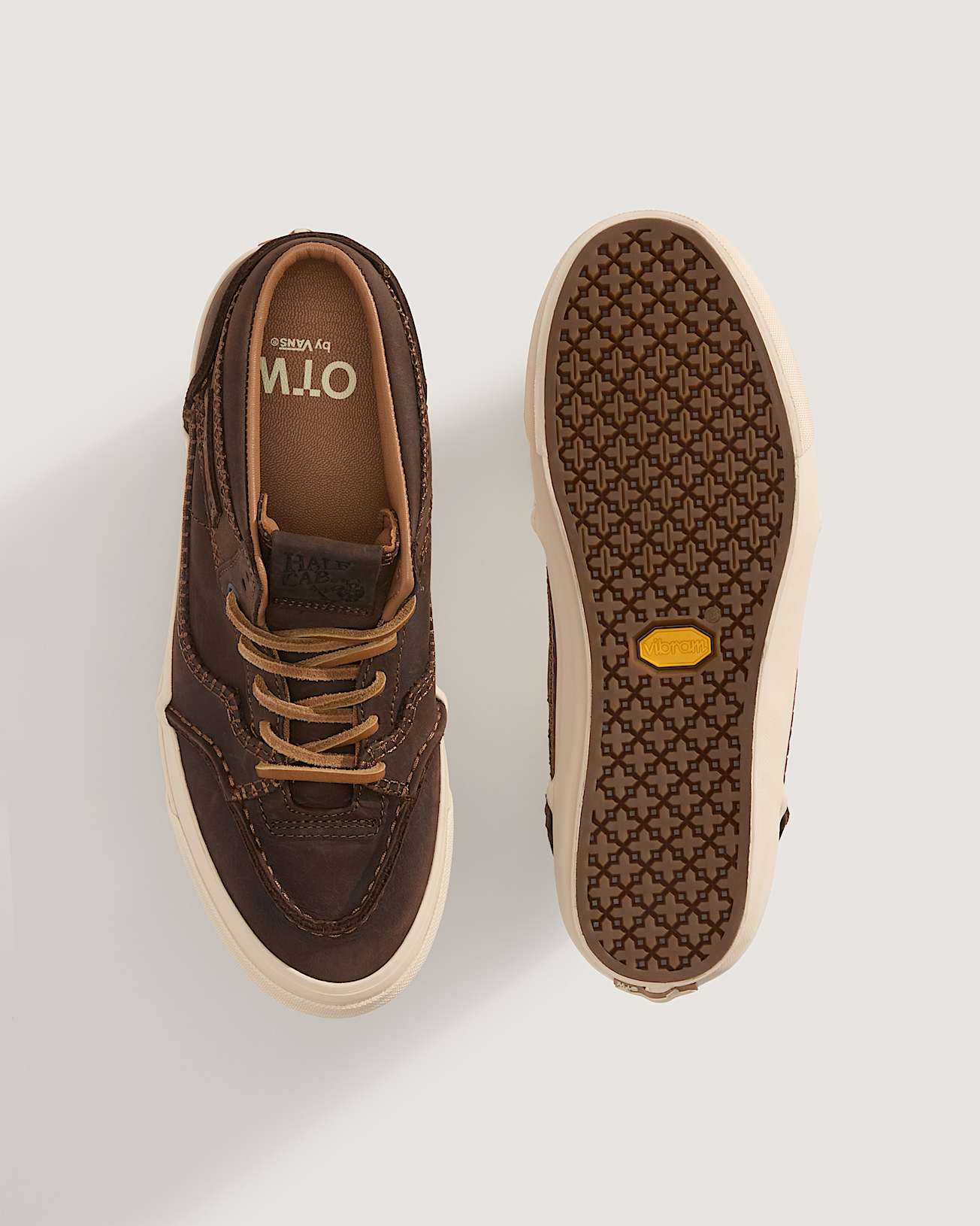 OTW Half Cab 33 Moc Vibram Classic LEATHER POTTING SOIL VANS Brown ALT2