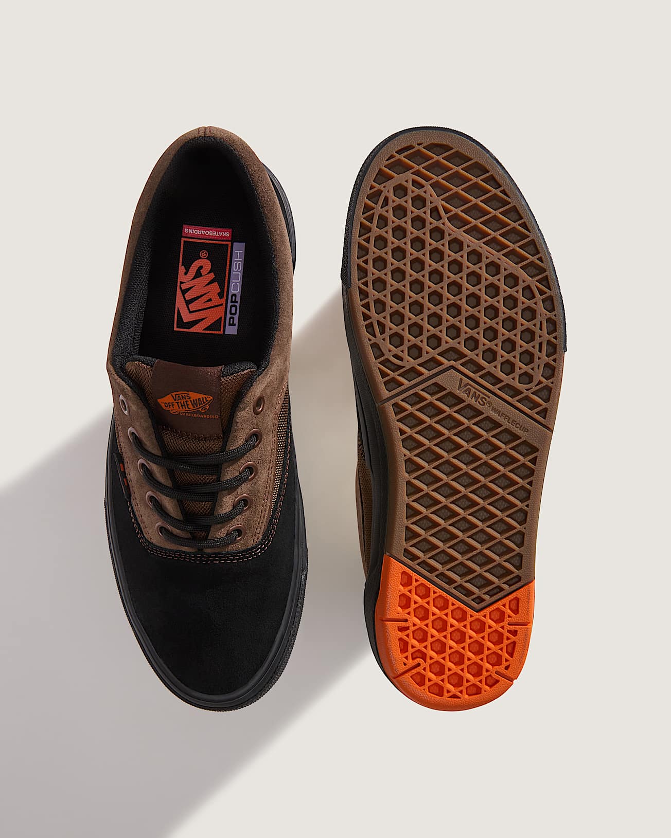 Skate Era Wafflecup Schuhe VANS SchwarzBraun ALT2