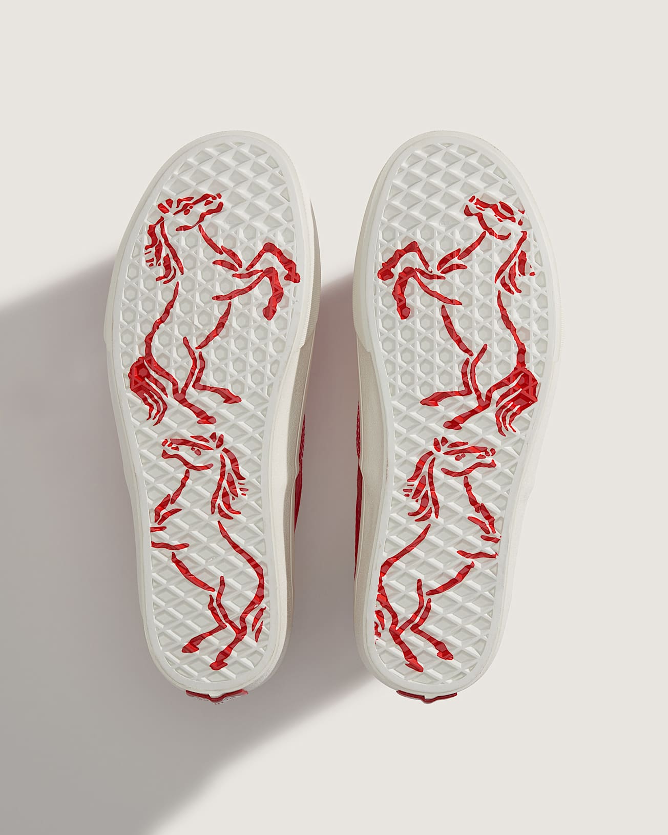 Buty Authentic Year of the Horse VANS CzerwonyZoty ALT7