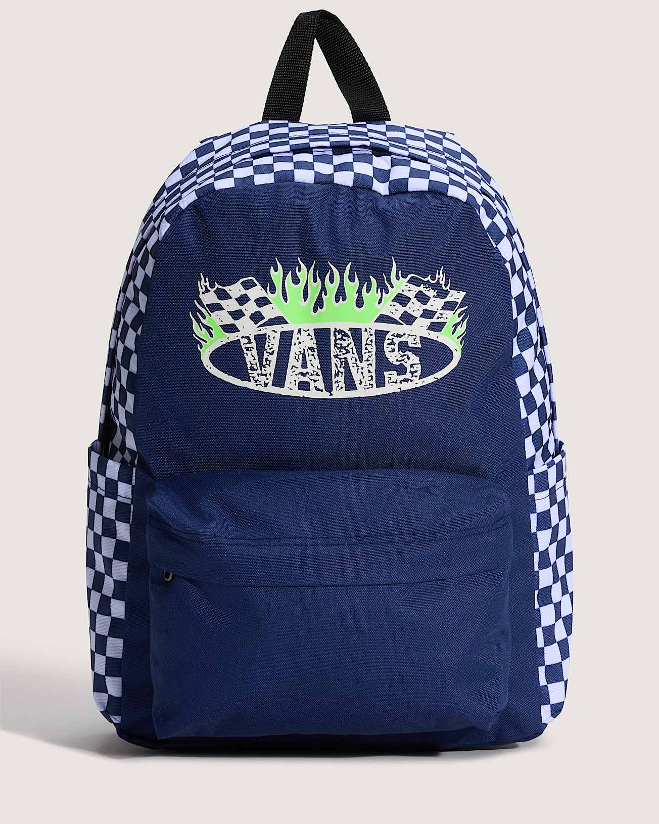 Old Skool Grom Backpack CHECKERBOARD Deep Indigo VANS Bleu HERO