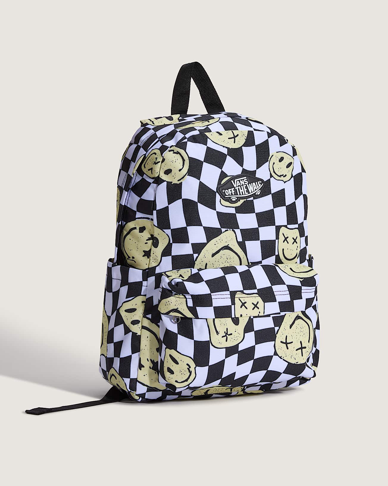 Old Skool Grom Backpack CHECKERBOARD WhiteBlack VANS Branco ALT1