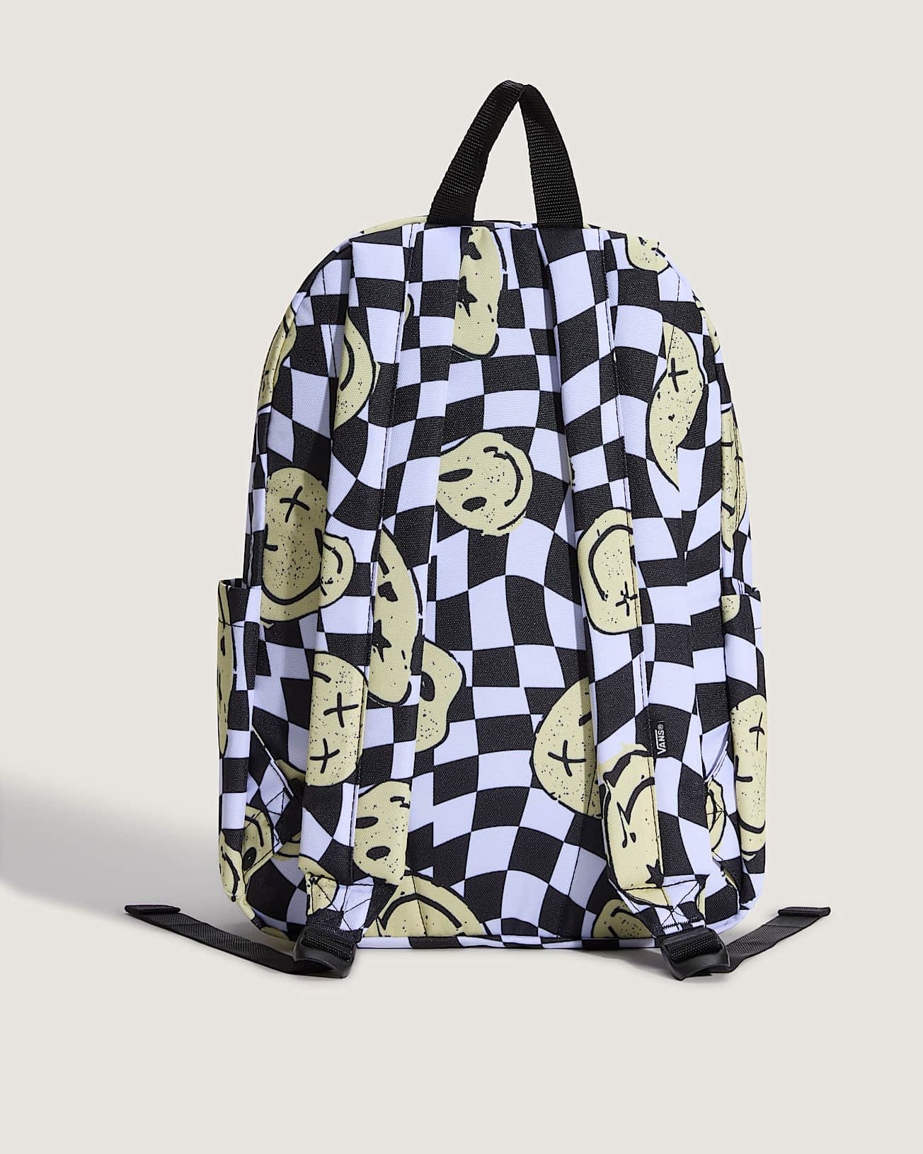Old Skool Grom Backpack CHECKERBOARD WhiteBlack VANS Branco ALT2