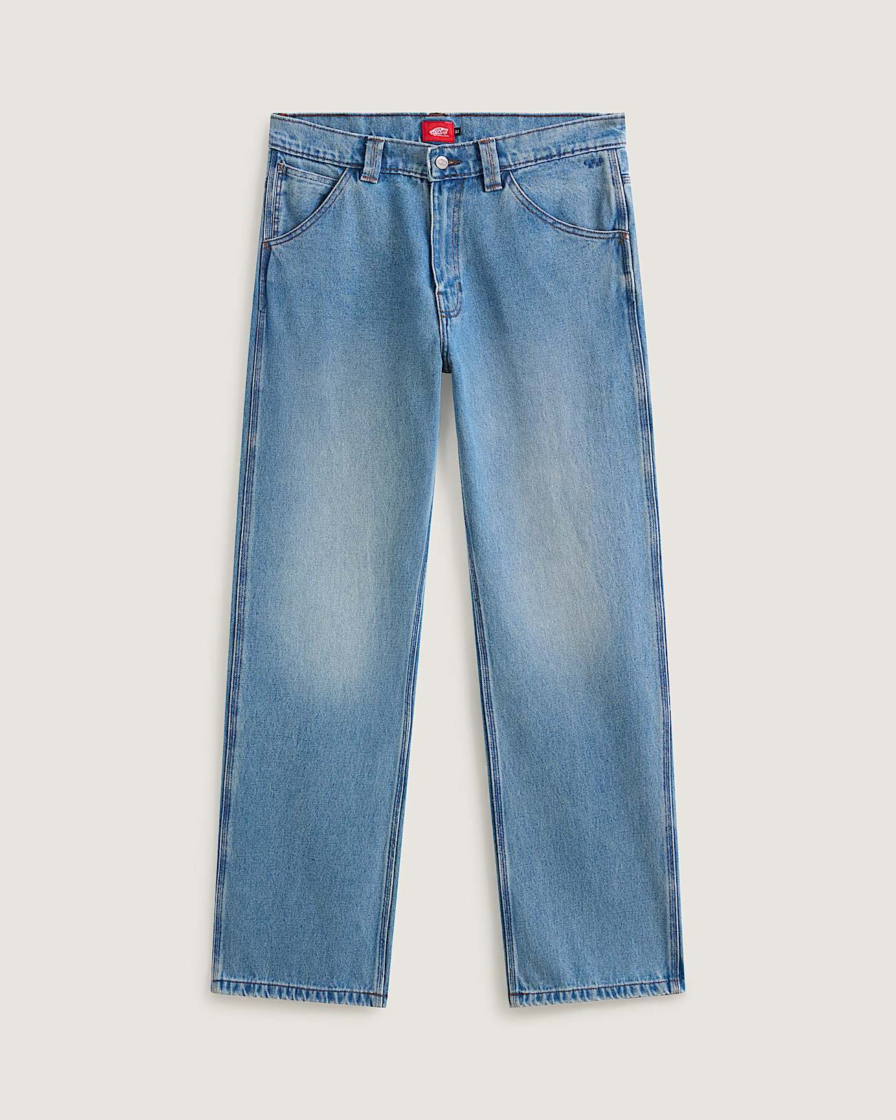 Skate Loose Bootcut Denim Stone Wash VANS Blue HERO