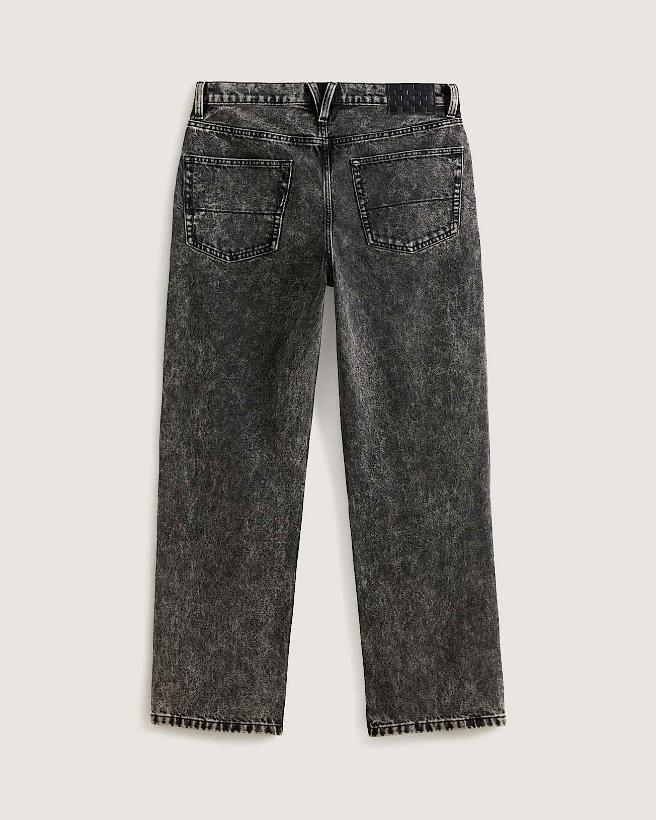 Check-5 Loose Denim Pant Black - 2