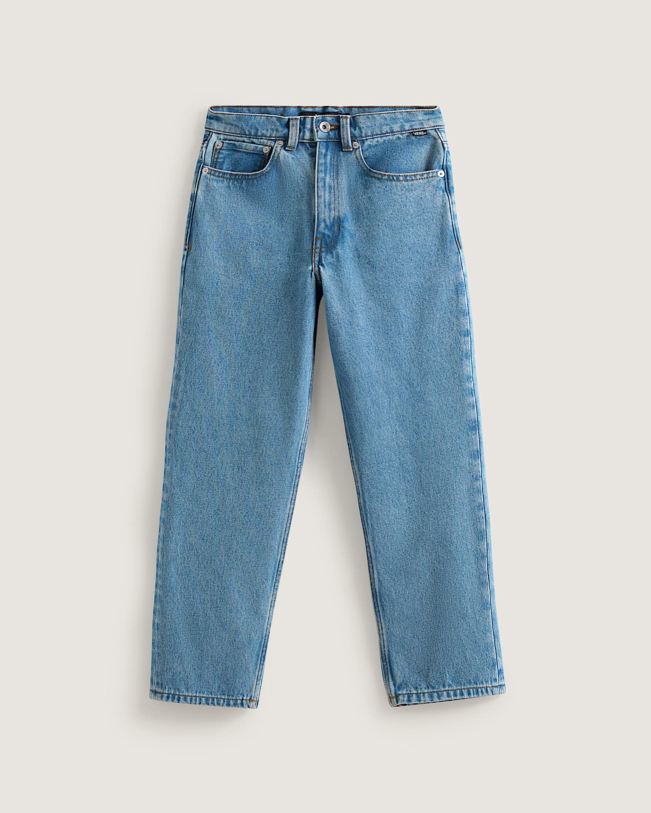 Kids Check5 Loose Denim Trousers 814 Years VANS Blue HERO
