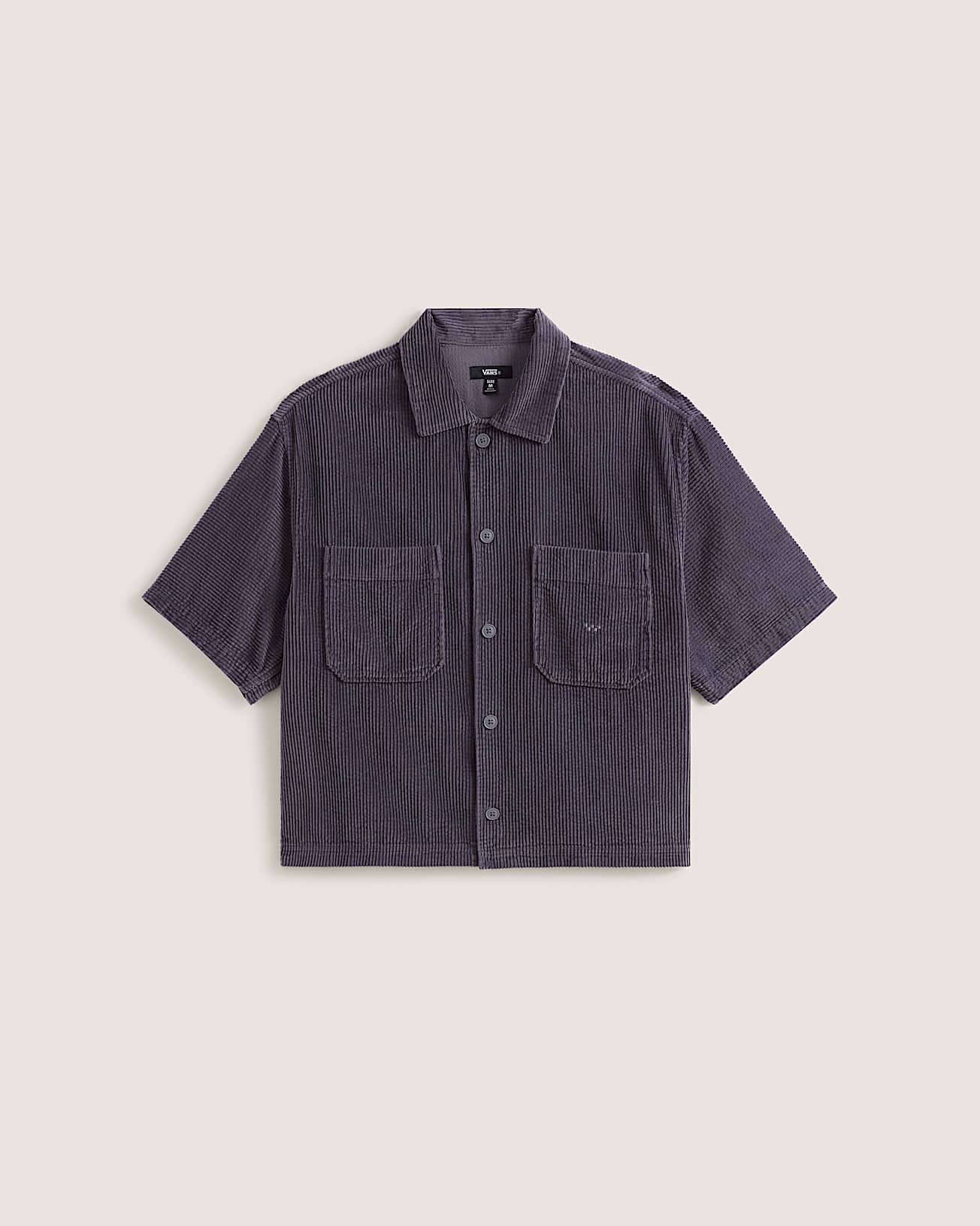 Cord Button Up Steel Shadow VANS Grey HERO