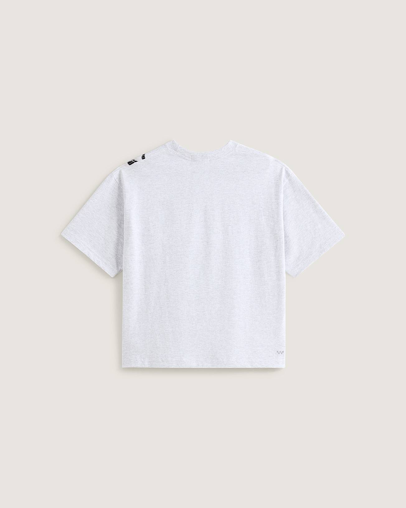 Smoke Skull Short SS Tee ASH HEATHER VANS Gris ALT1