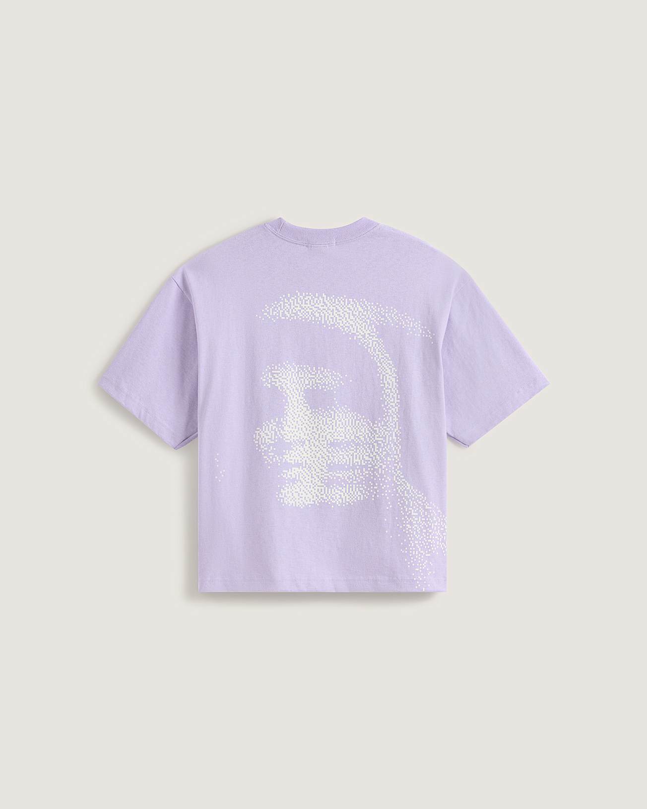 Kurzes Blurred Face TShirt VANS Fliederfarben ALT1