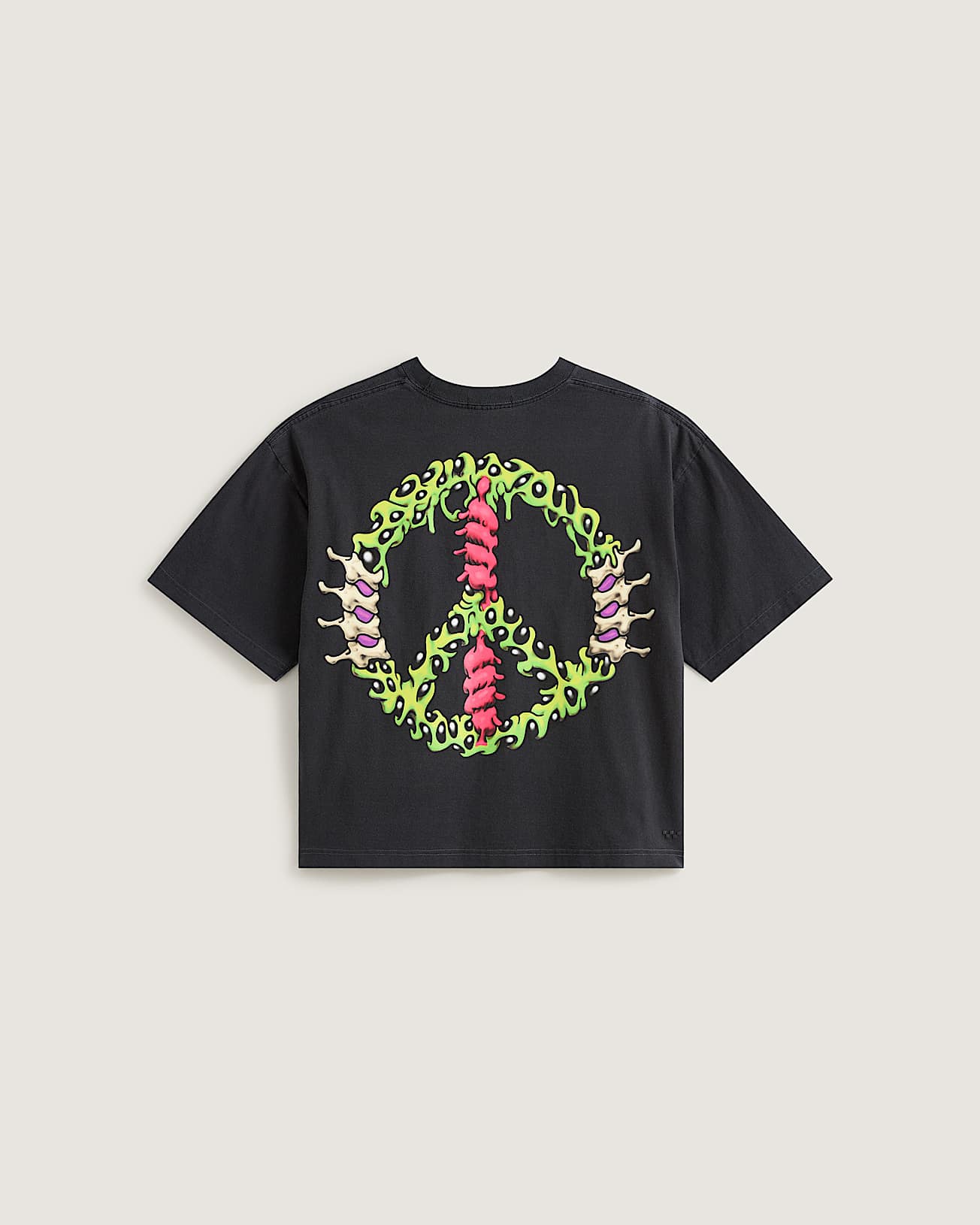 Kurzes Wreckpack Claw Peace TShirt VANS Schwarz ALT1