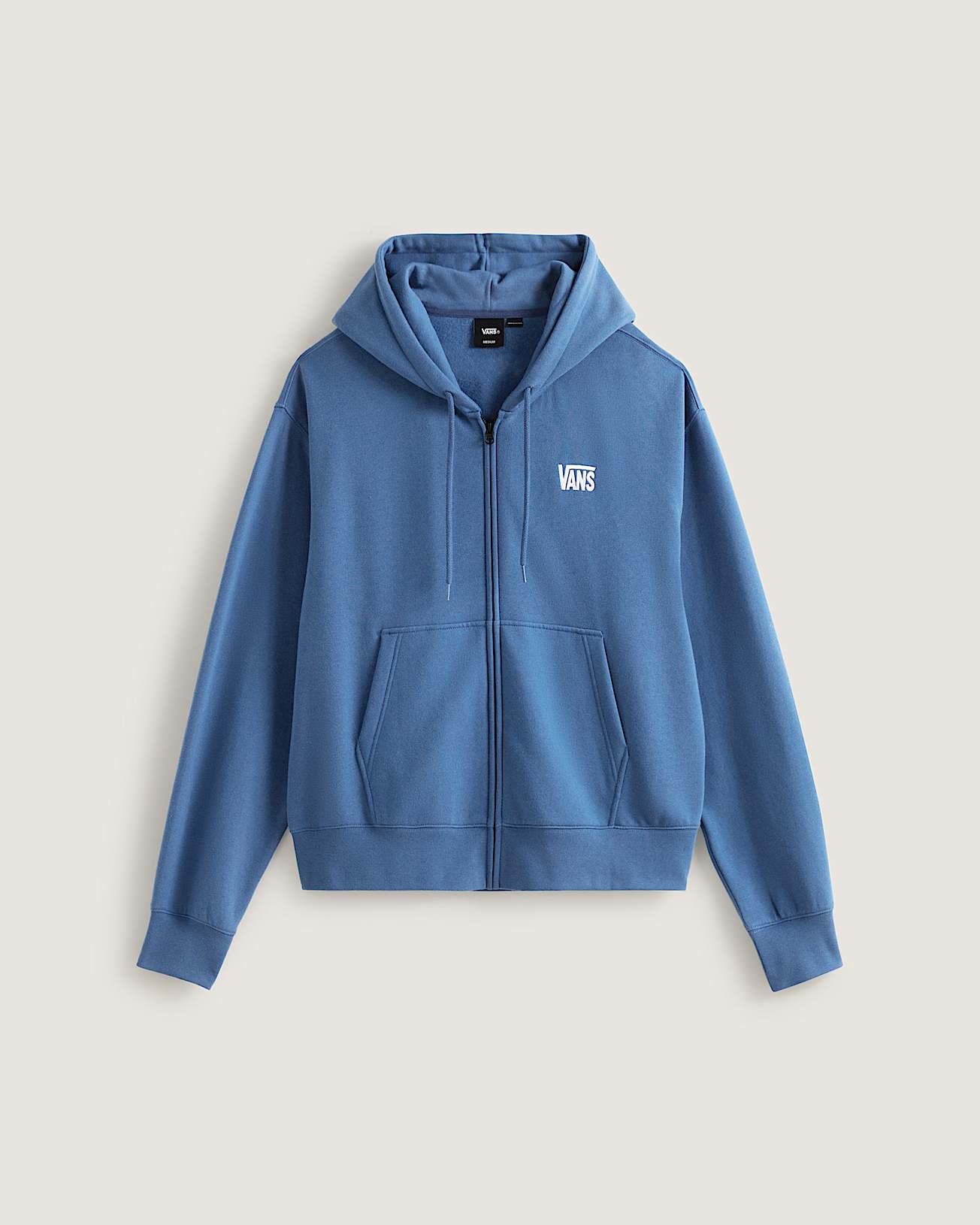 Stretch Logo Zip Pullover Hoodie VANS Blue HERO