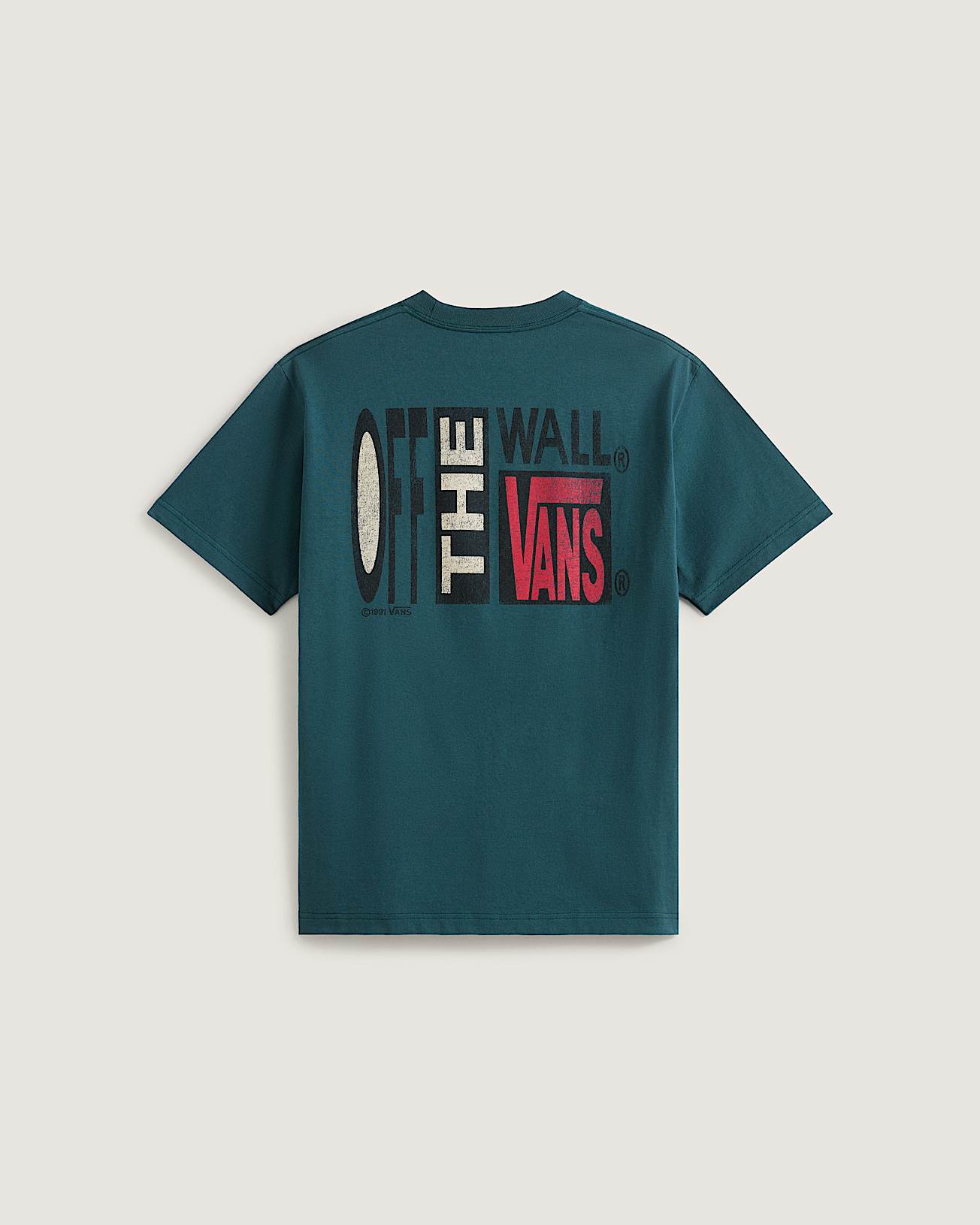 Stretch Stack Crackle TShirt VANS Grn ALT1