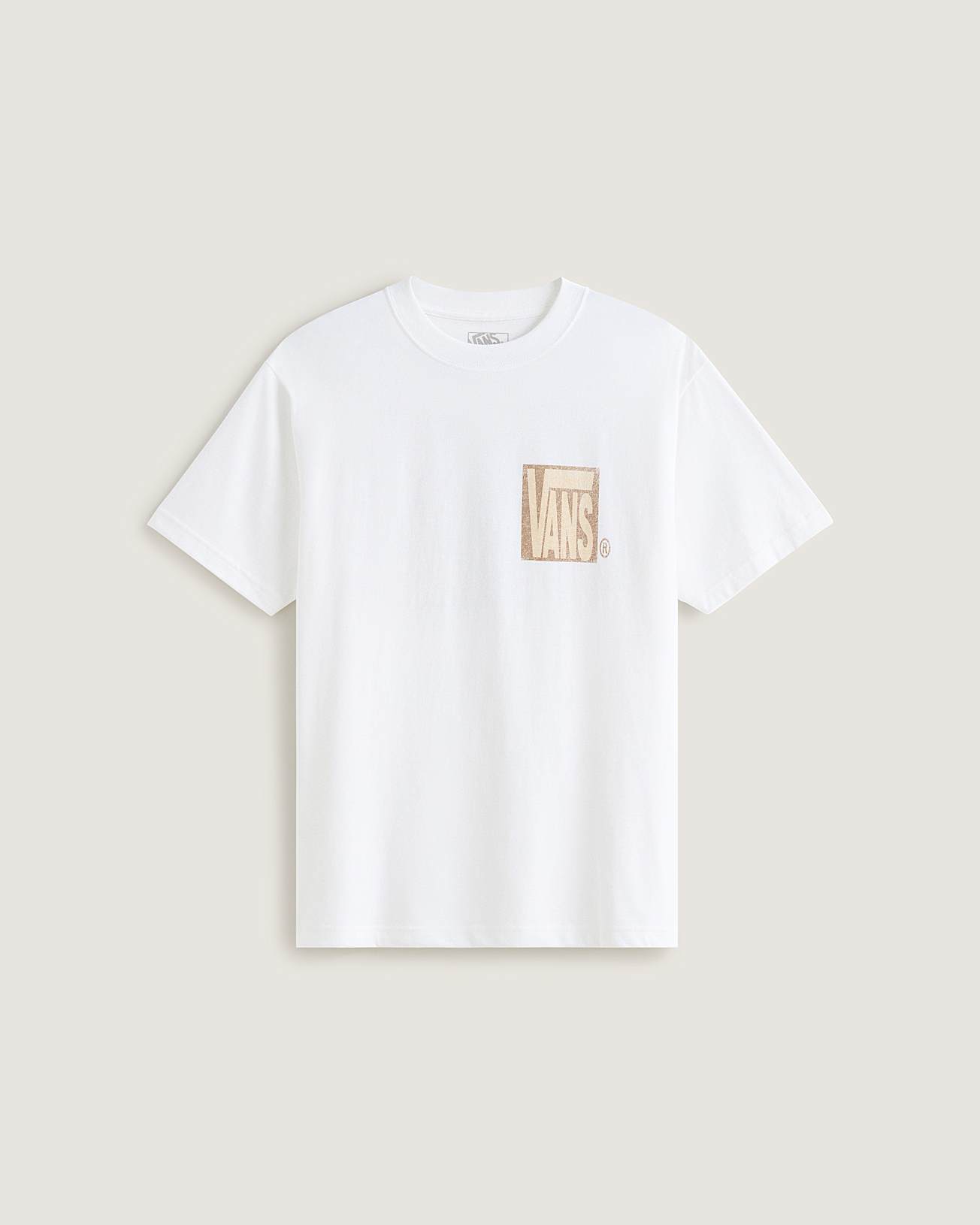 Stretch Stack Crackle SS Tee White VANS Blanco HERO