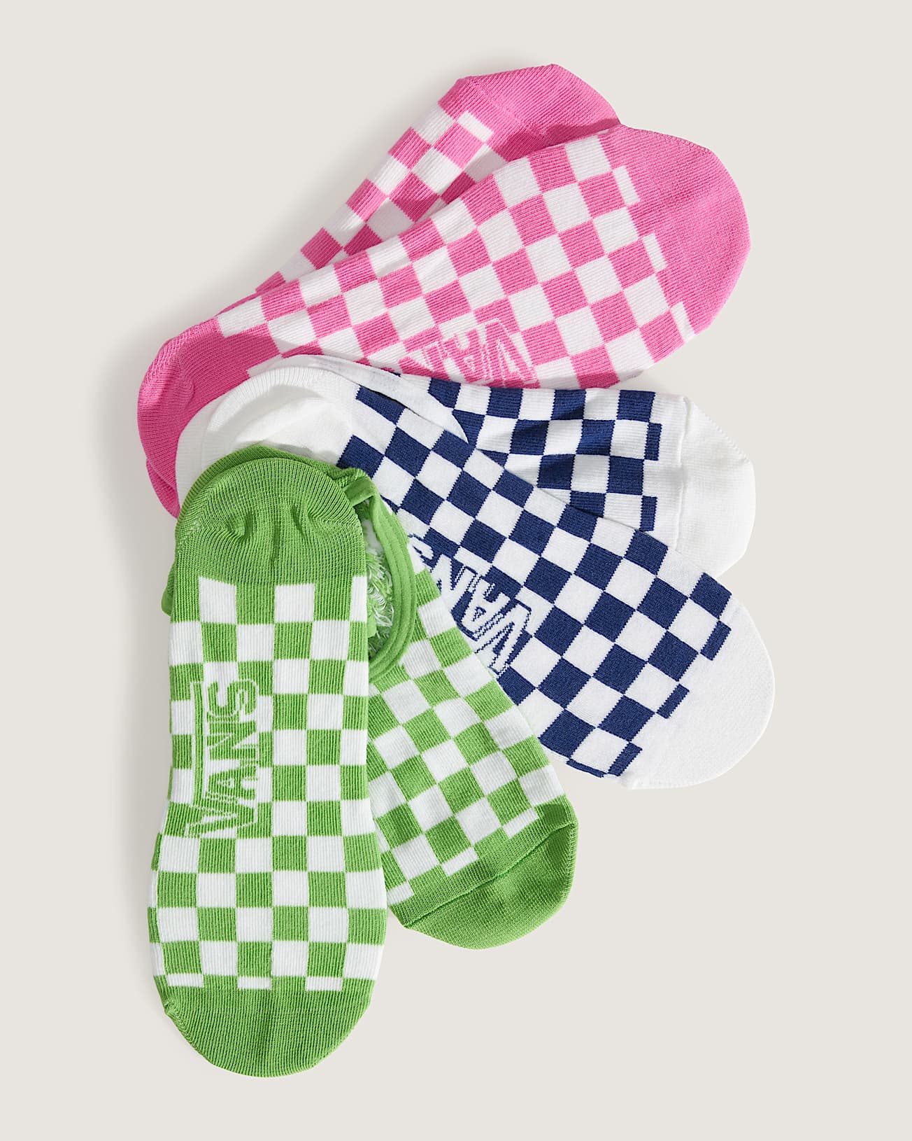 Ticker Canoodle Checkerboard Socken 3 Paar VANS Rosa ALT1