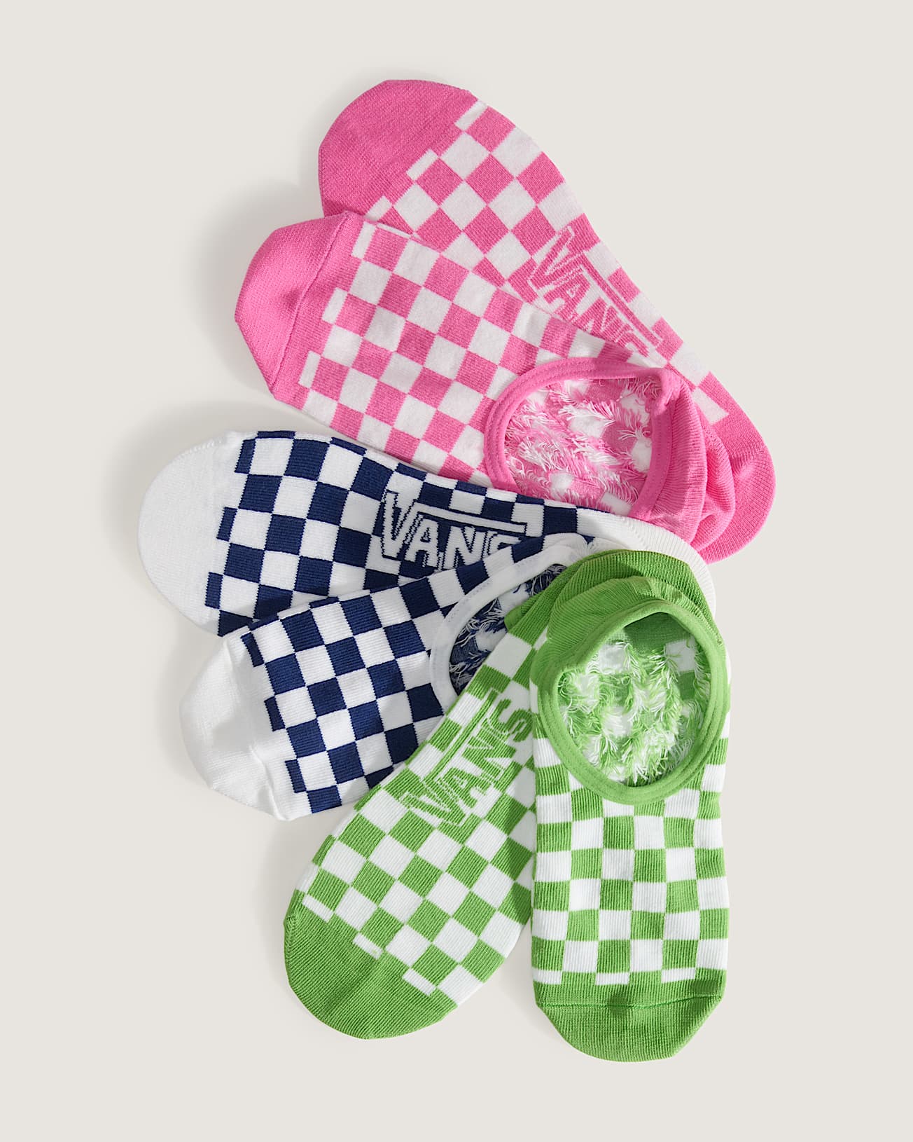 Calcetines Ticker Canoodle Checkerboard 3 pares VANS Rosa HERO