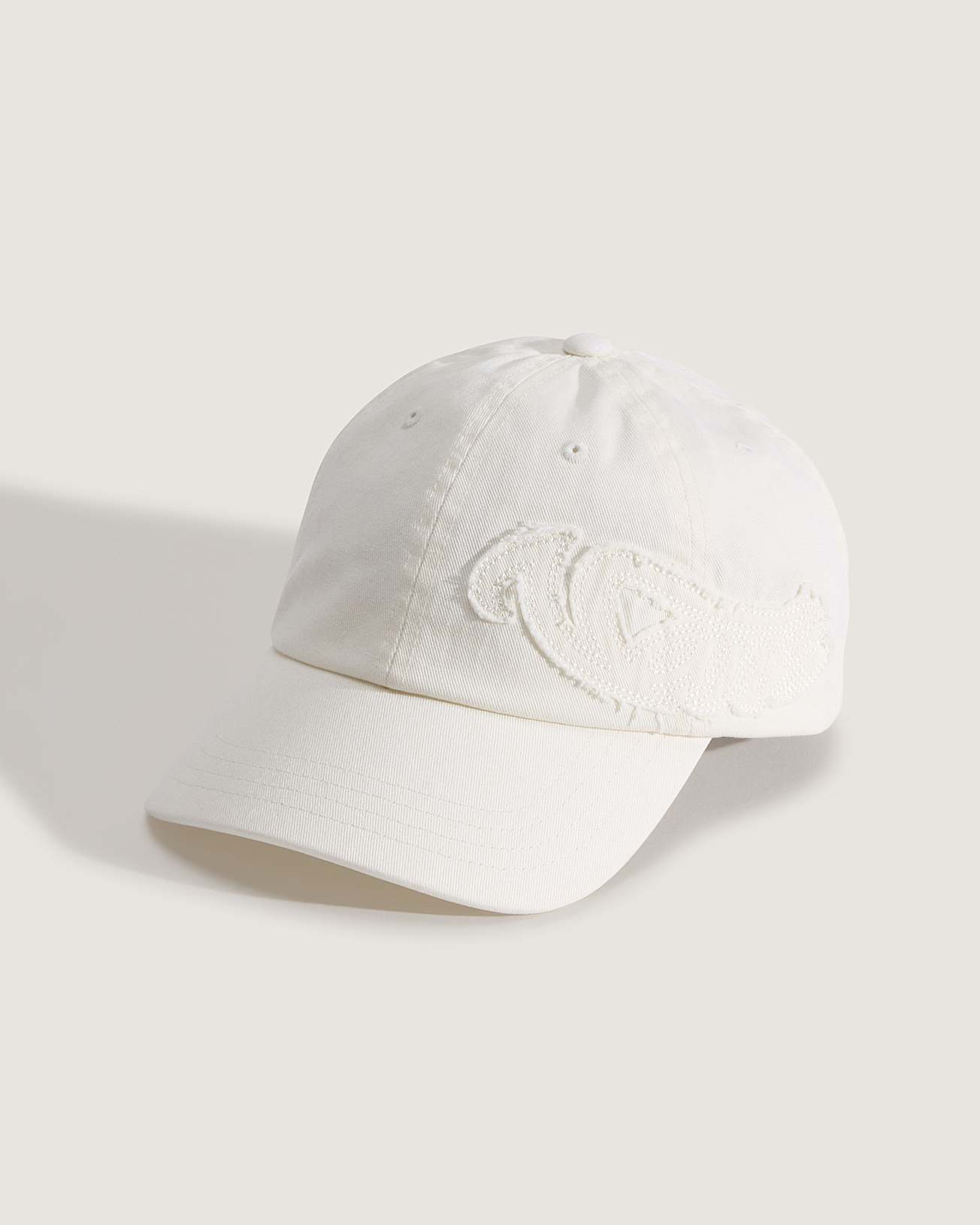 Gorra de jockey con visera curvada y detalle ondulado VANS Blanco HERO