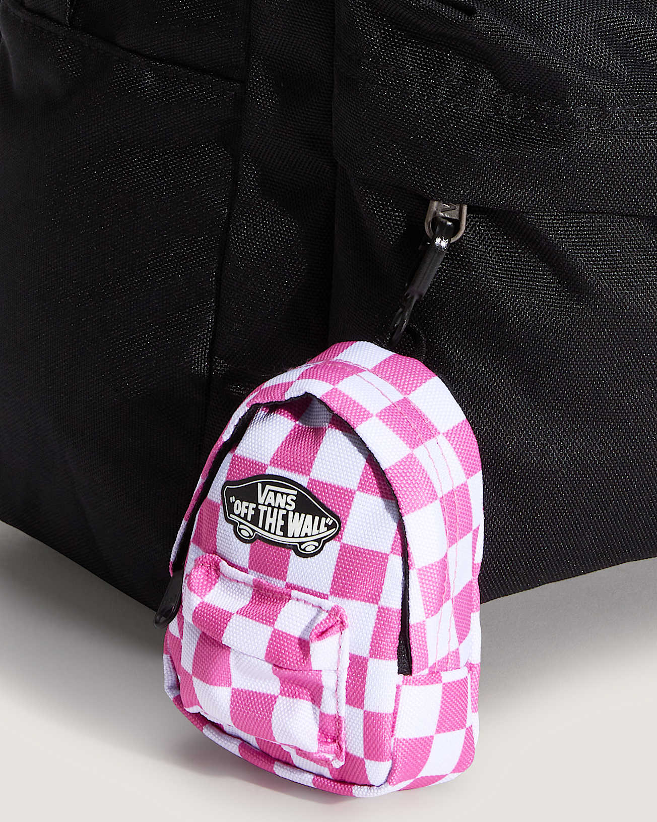 Micro Old Skool Backpack CHECKERBOARD Pink Fizz VANS Corderosa ALT2